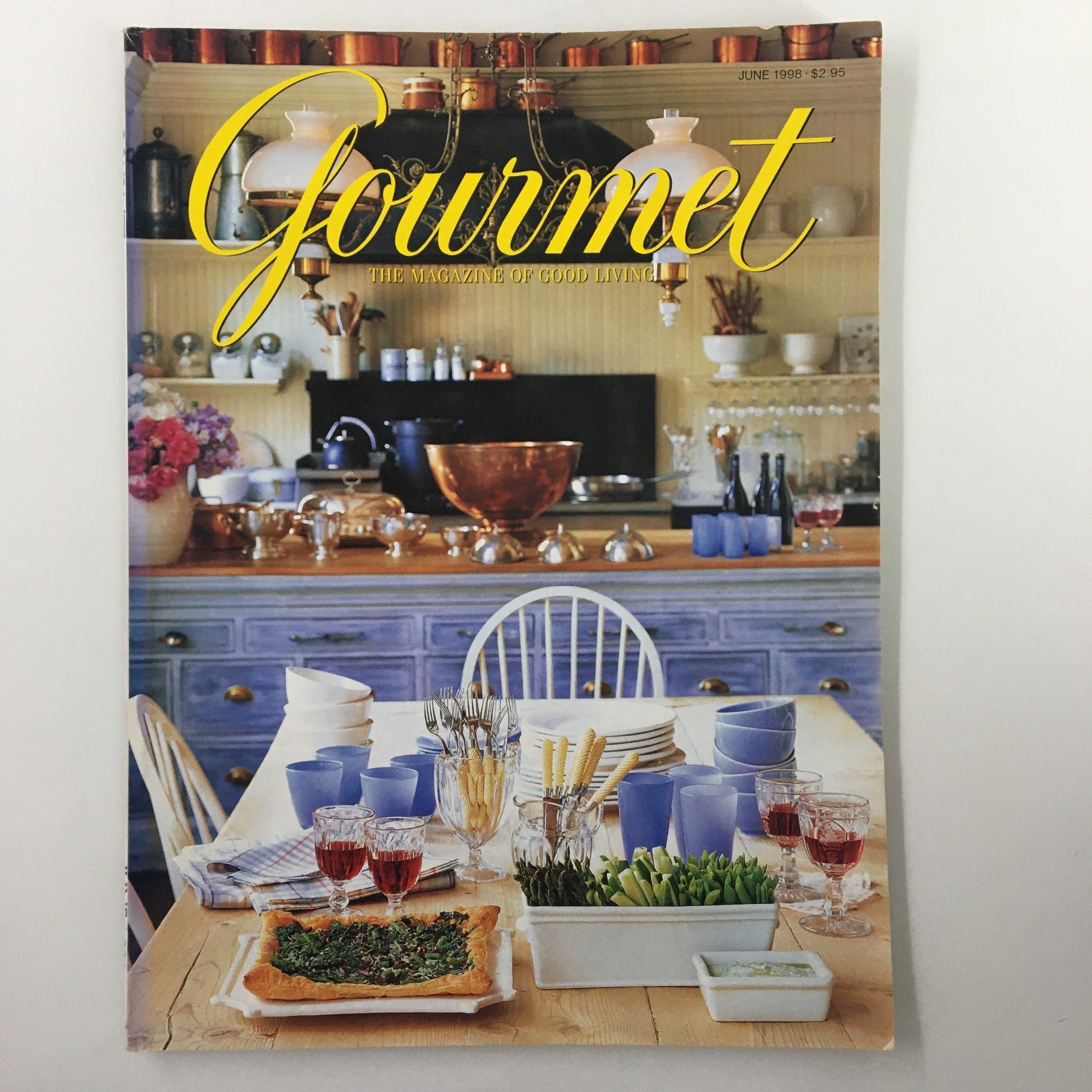 Gourmet Magazine June 1998 Classic Country Cooking in Shenandoah Valley No Label