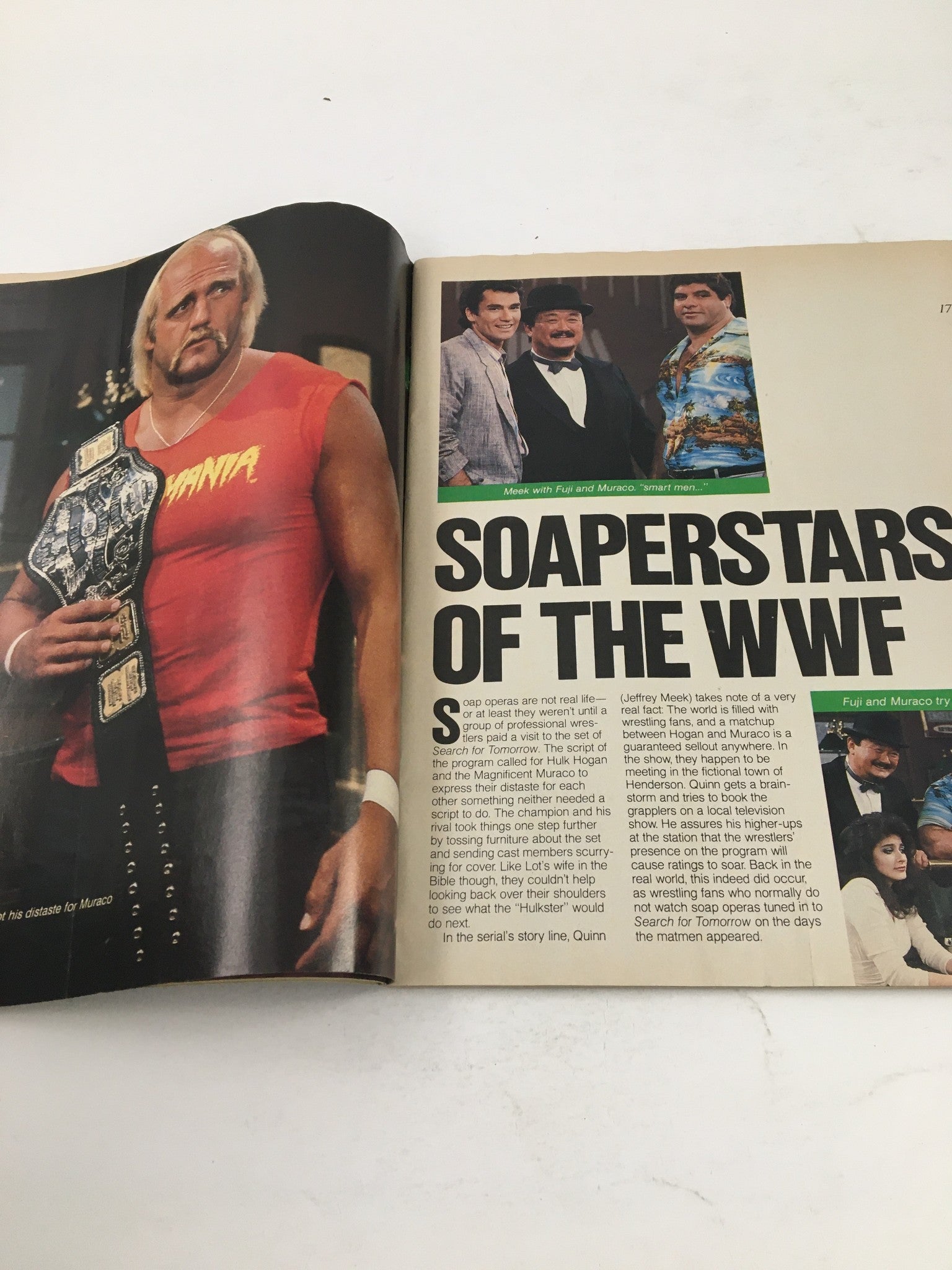 WWF Magazine October 1985 Ricky Steamboat, Randy Savage & Hulk Hogan Feature