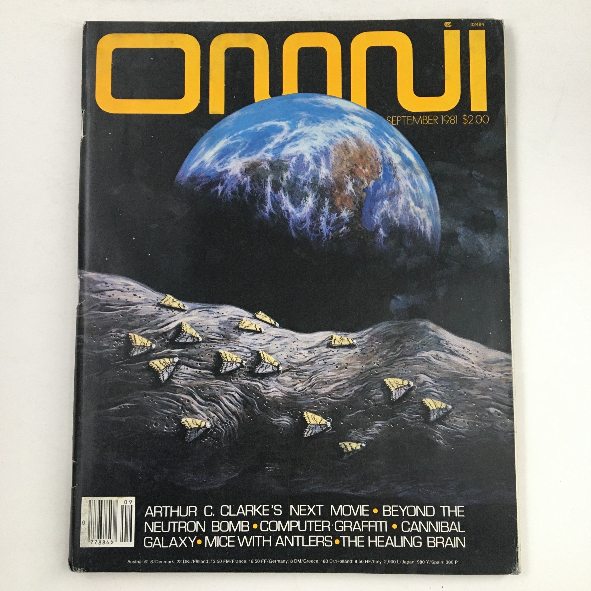 Omni Magazine September 1981 Arthur C. Clarke Movie & Computer Graffiti No Label