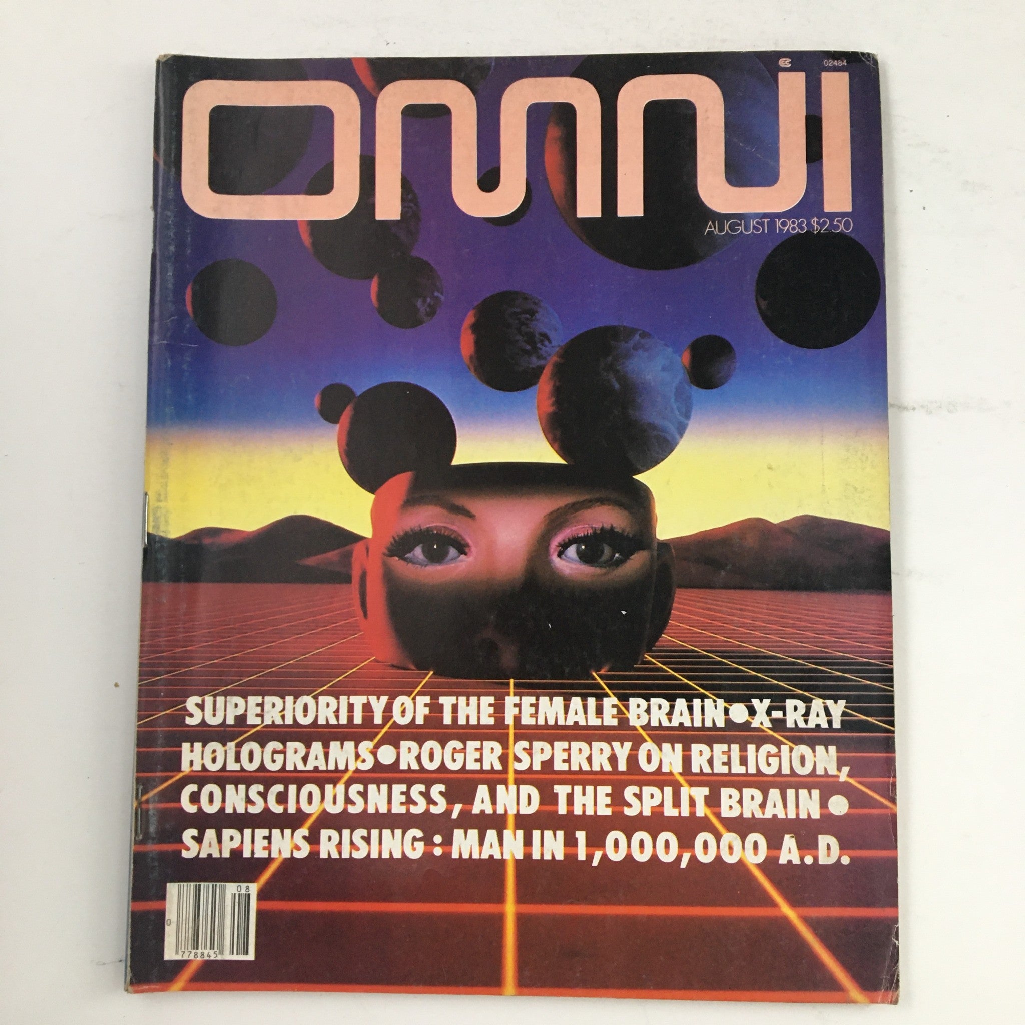 Omni Magazine August 1983 Superiority of Female Brain & Roger Sperry, No Label