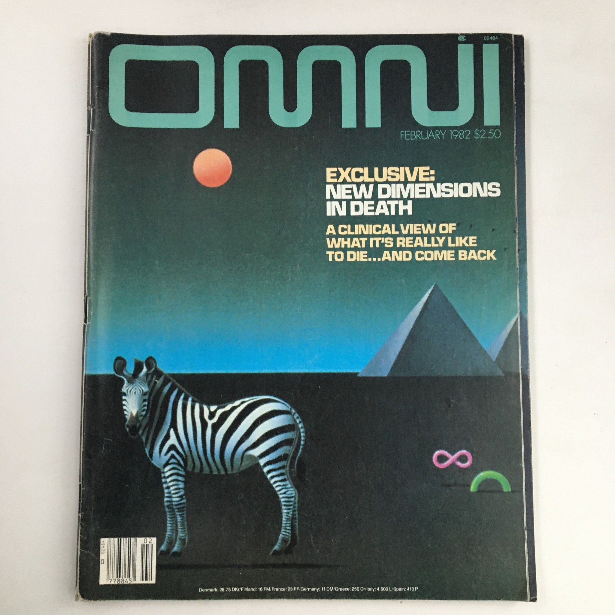 Omni Magazine February 1982 Exclusive New Dimensions in Death, No Label