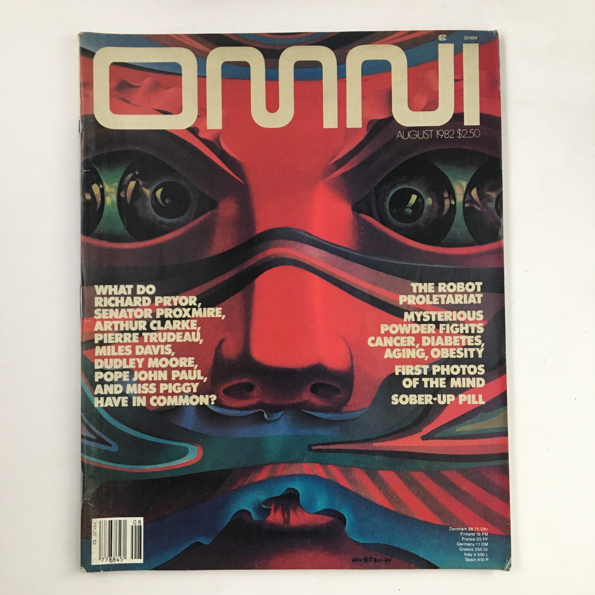 Omni Magazine August 1982 What Richard Pryor, Miss Piggy Have in Common No Label