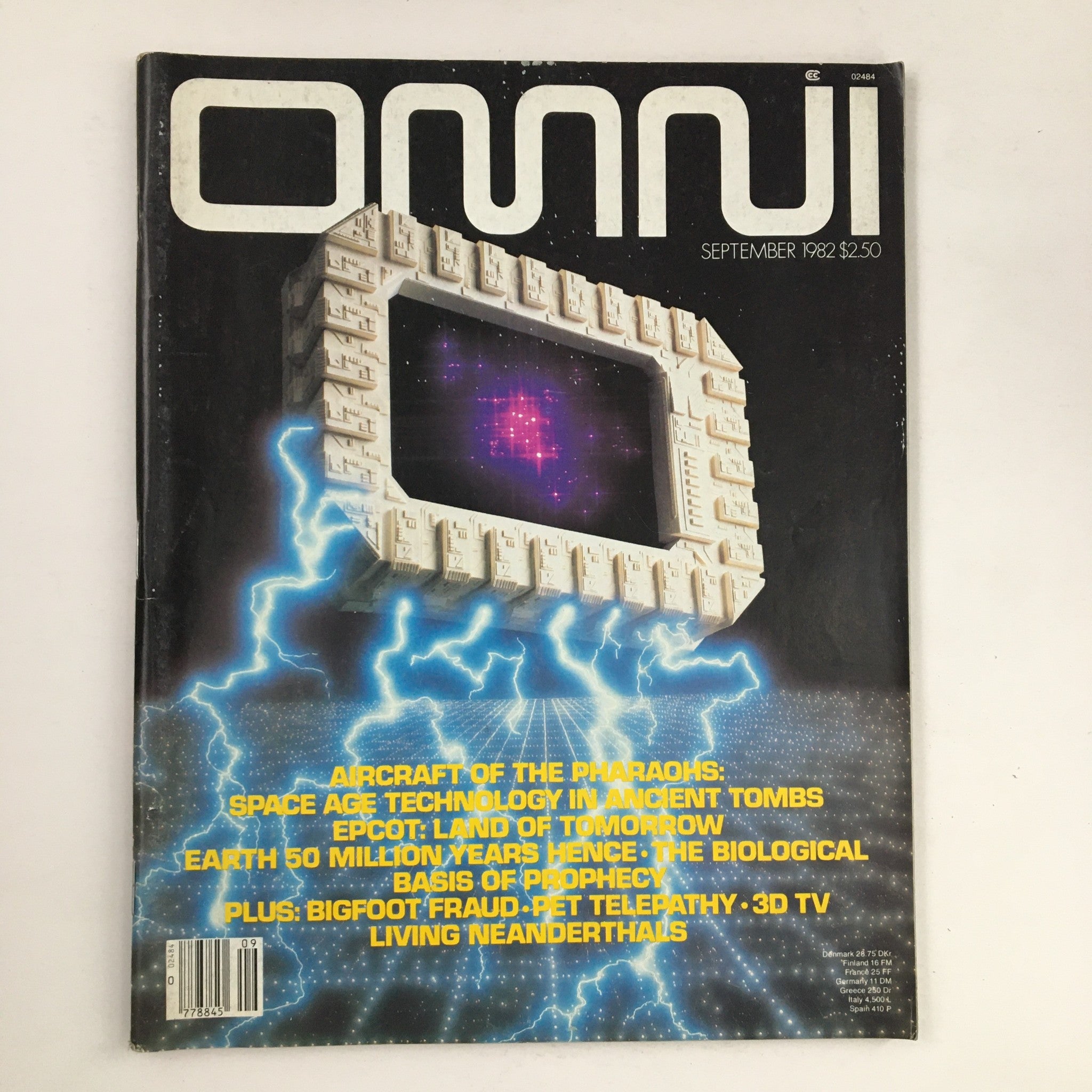 Omni Magazine September 1982 Aircraft of the Pharaoh's Space Age Tech No Label