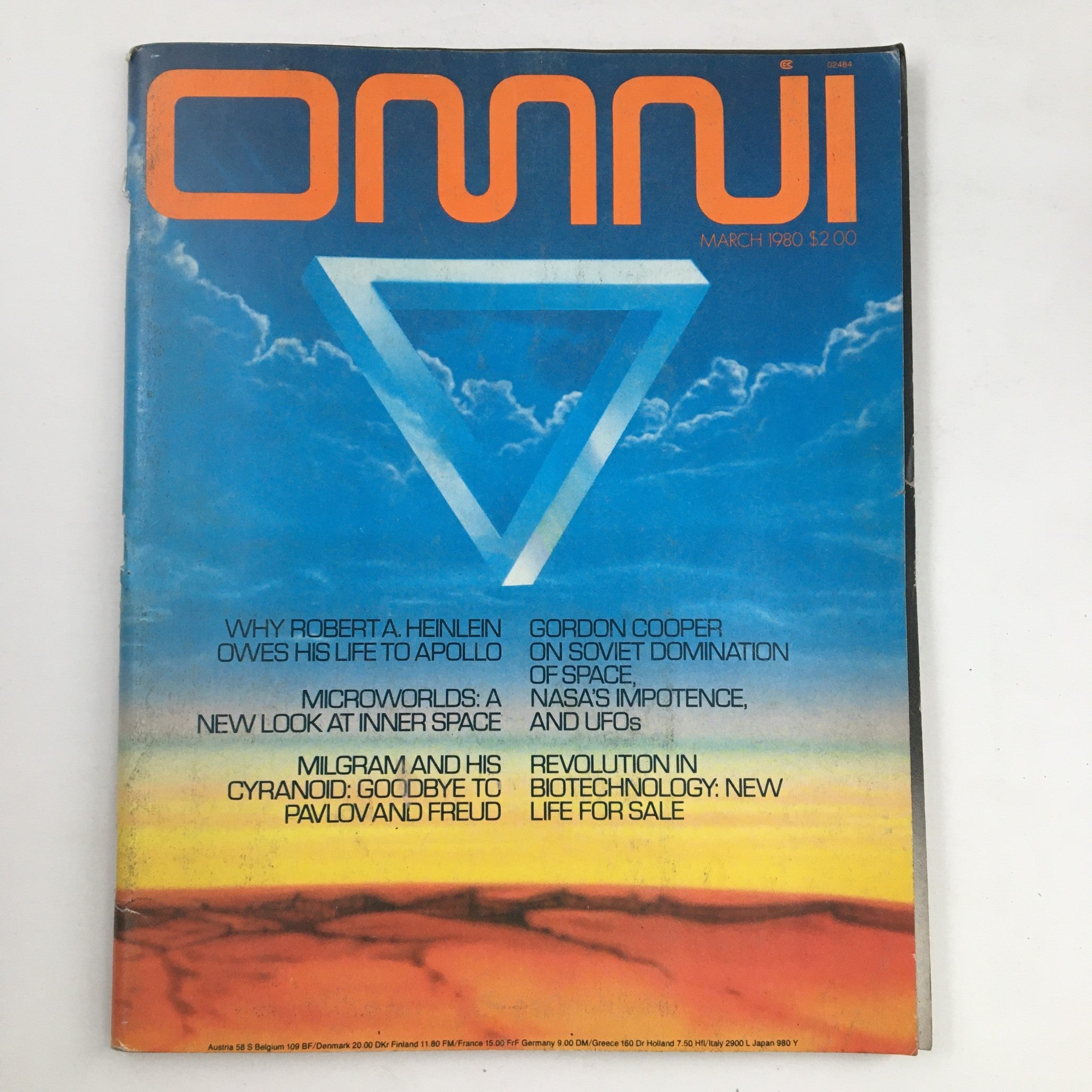 Omni Magazine March 1980 Why Robert A. Heinlein Owed His Life to Apollo No Label