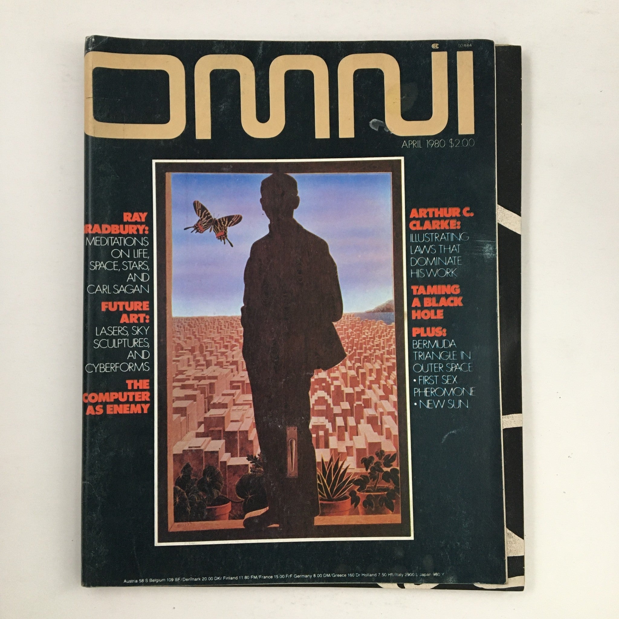 Omni Magazine April 1980 Ray Radbury Meditations & Arthur C. Clarke No Label