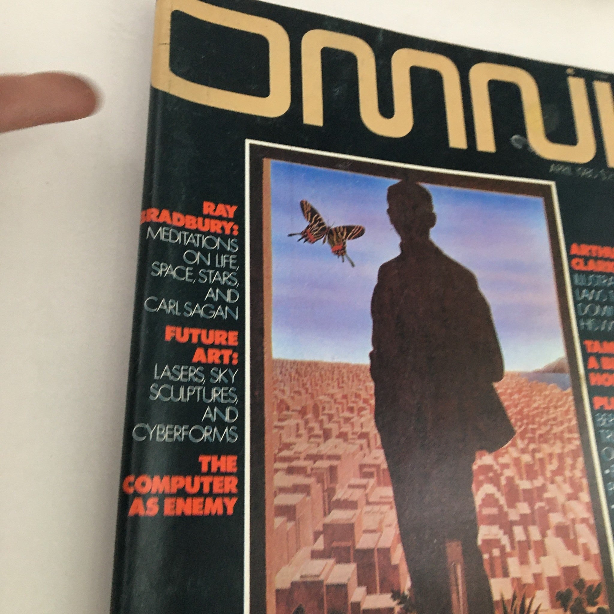 Omni Magazine April 1980 Ray Radbury Meditations & Arthur C. Clarke No Label