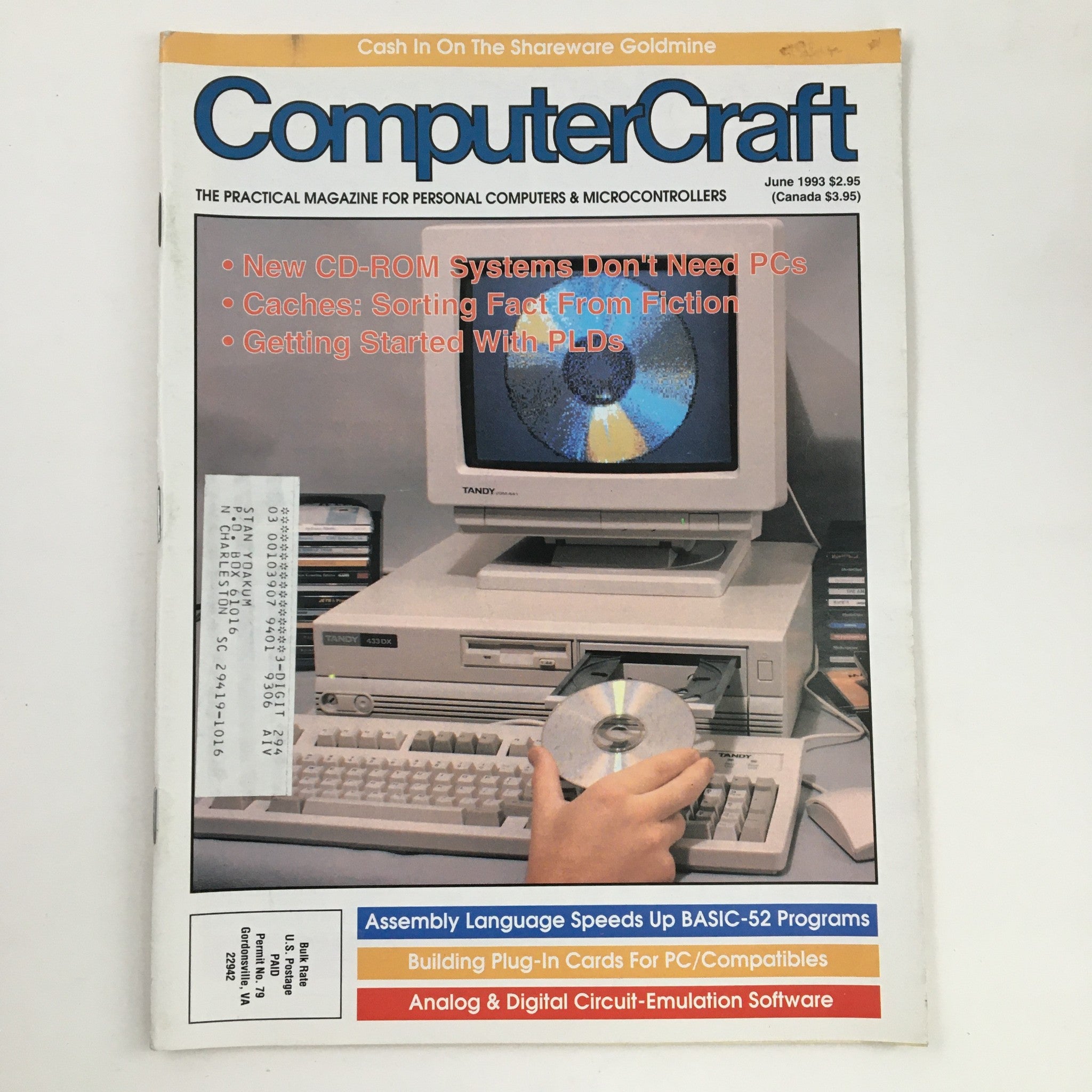 Computer Craft Magazine June 1993 Assembly Language Speeds Up Basic-52 Program