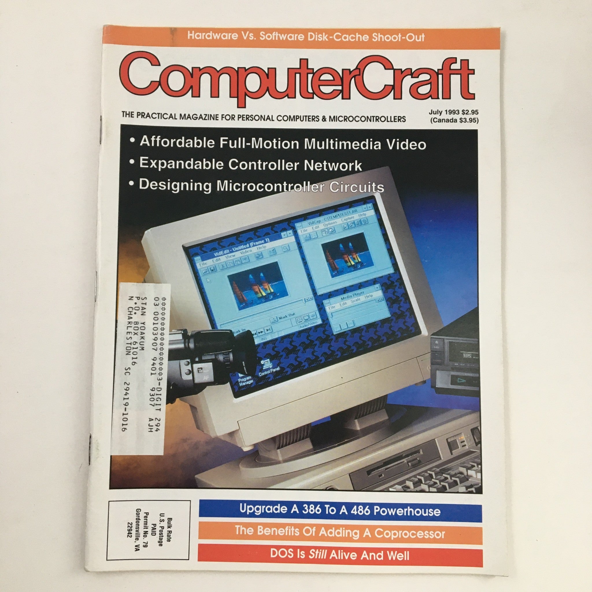 Computer Craft Magazine July 1993 Hardware vs Software Disk-Cache Shoot-Out