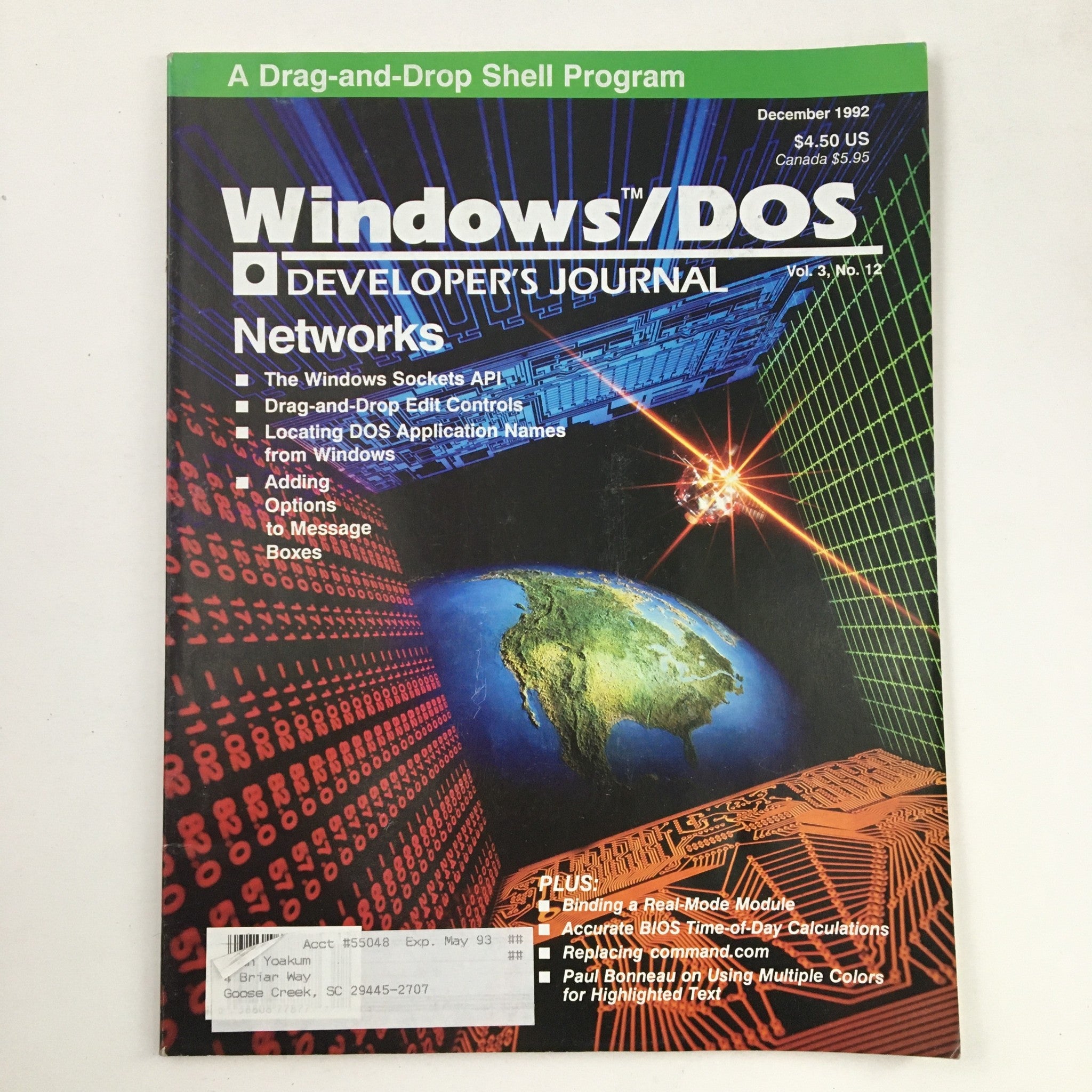 Windows/DOS Developer's Journal December 1992 Paul Bonneau Using Multiple Colors