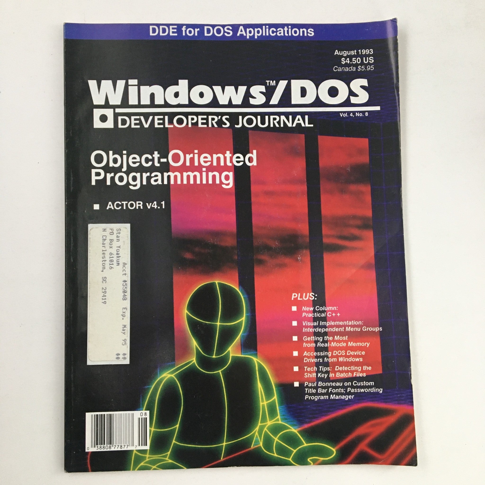 Windows/DOS Developer's Journal August 1993