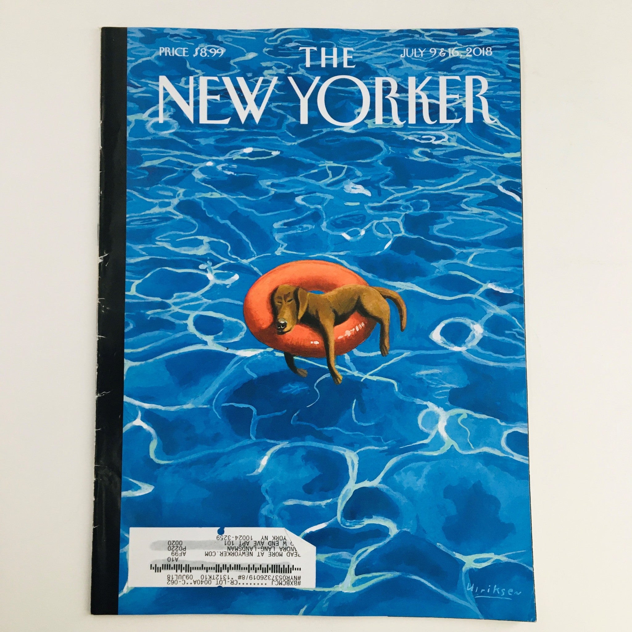 The New Yorker July 9 2018 Full Magazine Theme Cover by Mark Ulriksen VG