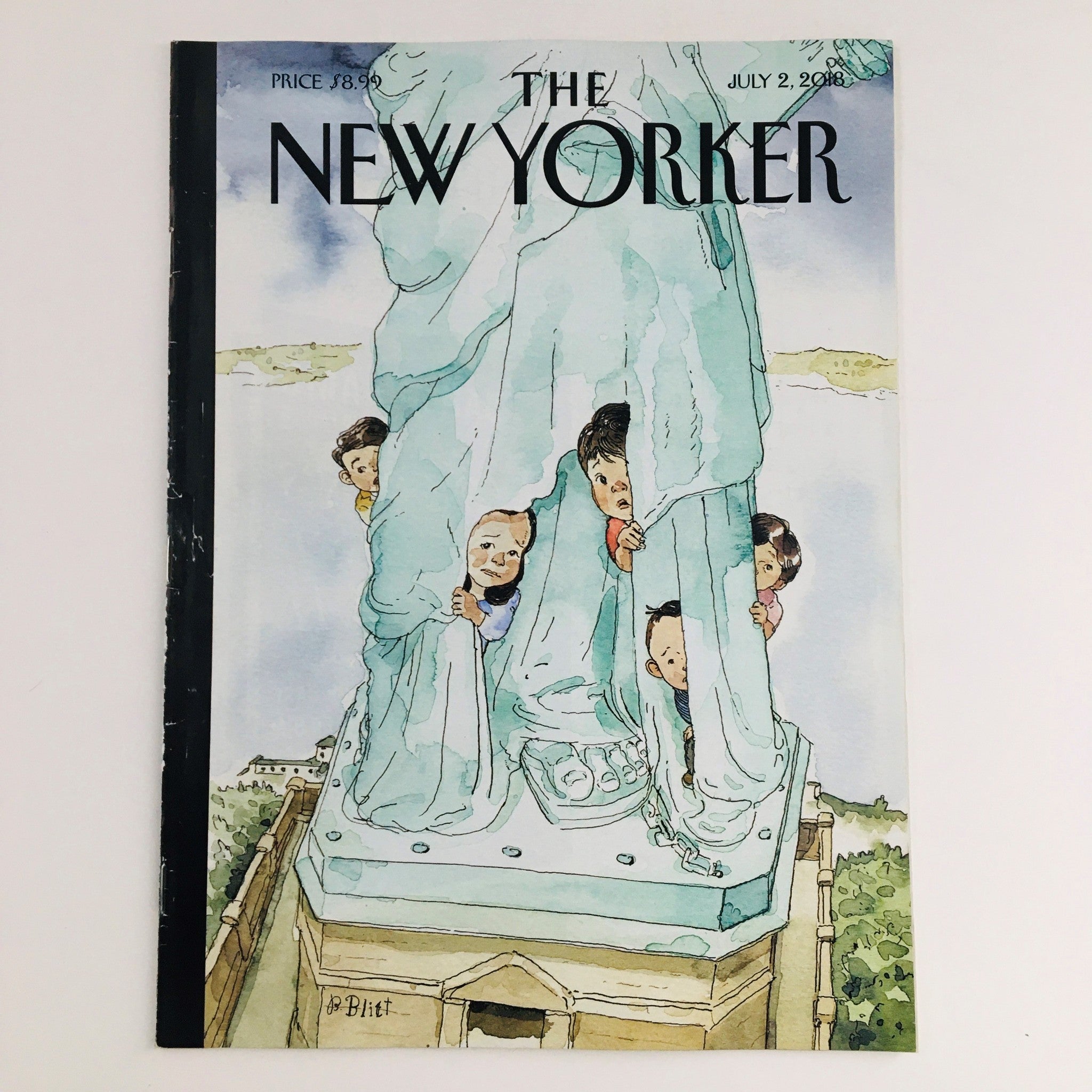 The New Yorker July 2 2018 Full Magazine Theme Cover by Barry Blitt VG