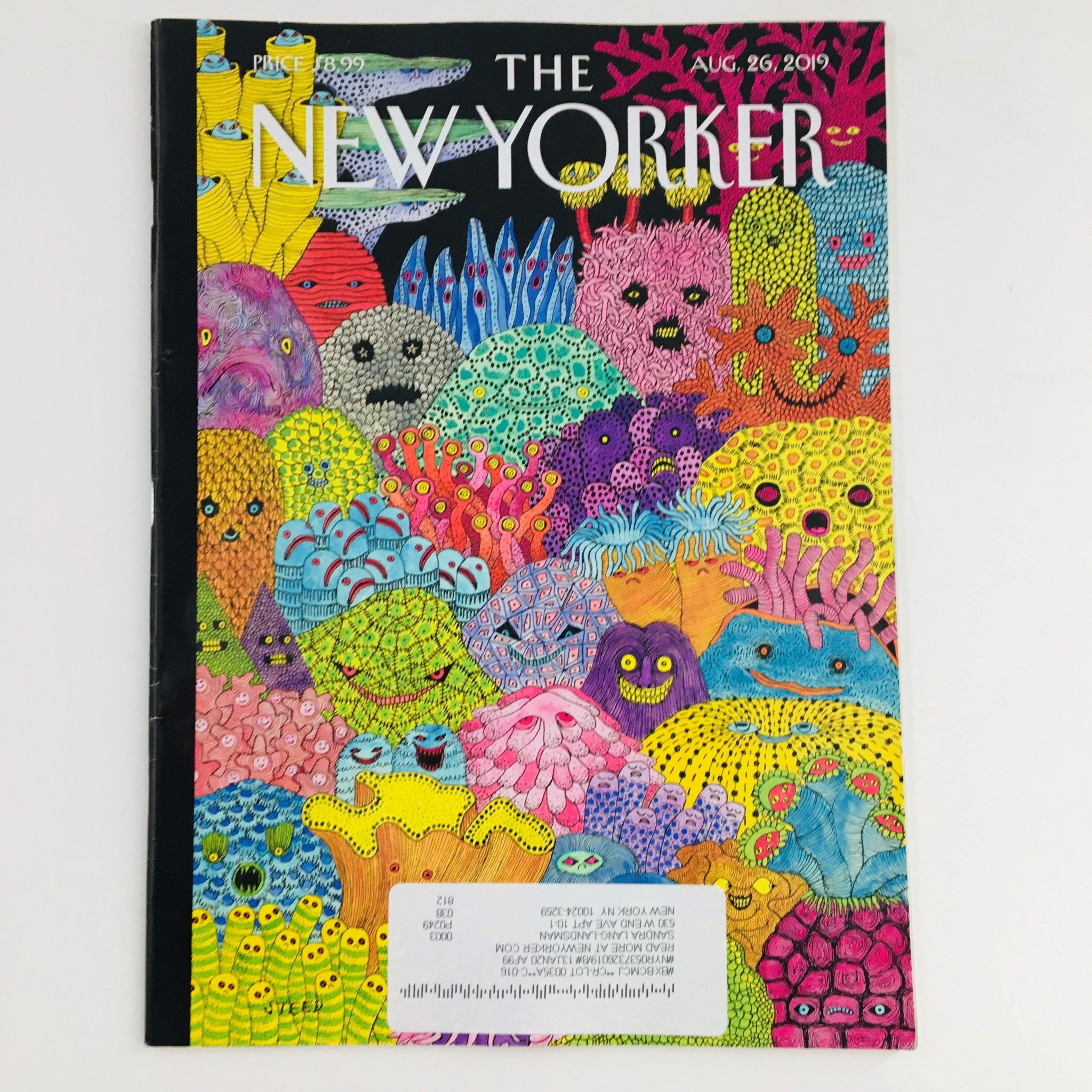 The New Yorker August 26 2019 Full Magazine Theme Cover by Edward Steed VG