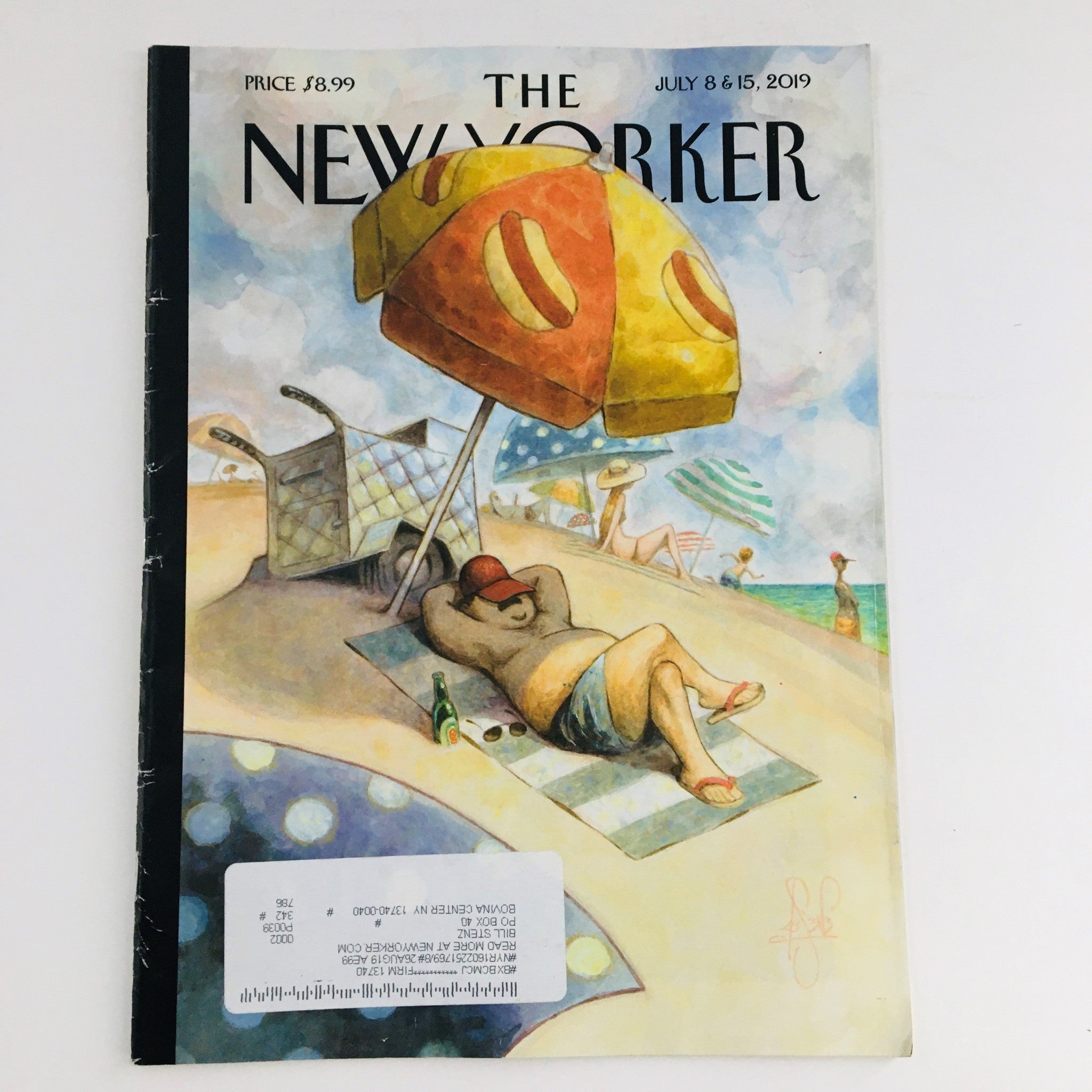 The New Yorker July 8 2019 Full Magazine Theme Cover by Peter de Sève VG