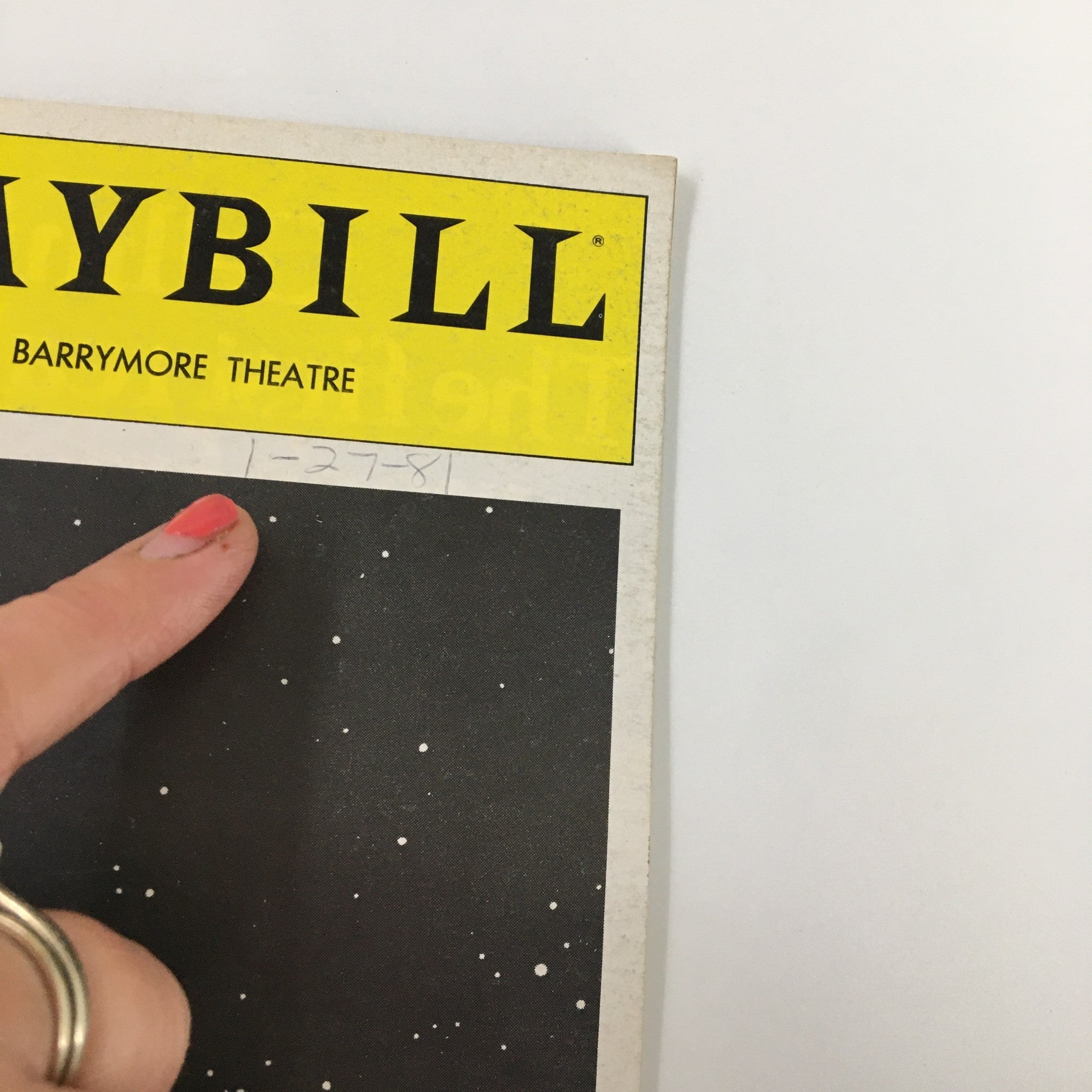 1981 Playbill Ethel Barrymore Theatre Lunch Hour A Comedy by Mike Nichols