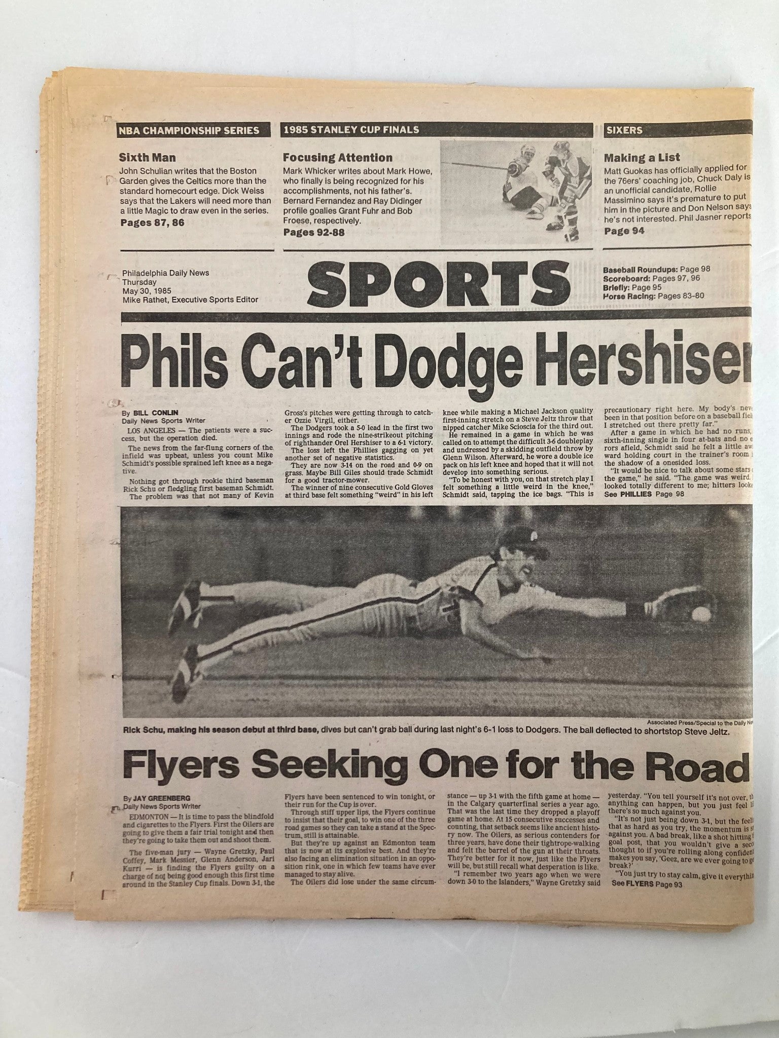 Philadelphia Daily News Tabloid May 30 1985 Madonna The Girl's Got Material