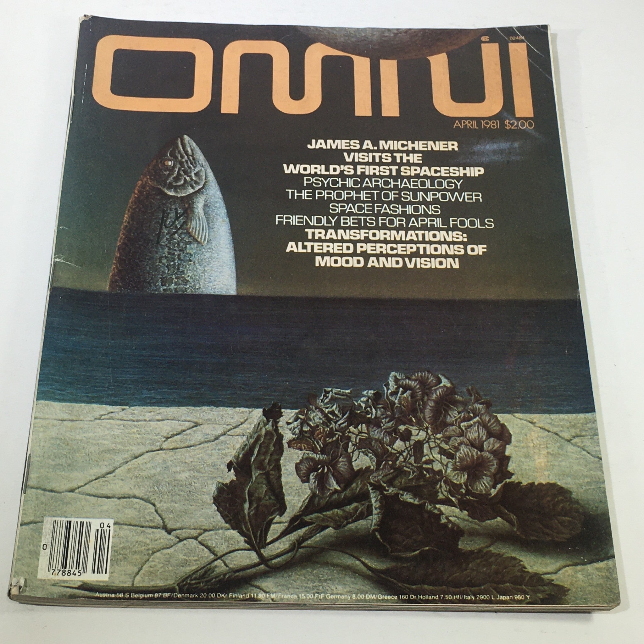 VTG Omni Magazine: April 1981 - James A. Michener Visits World's 1st Spaceship