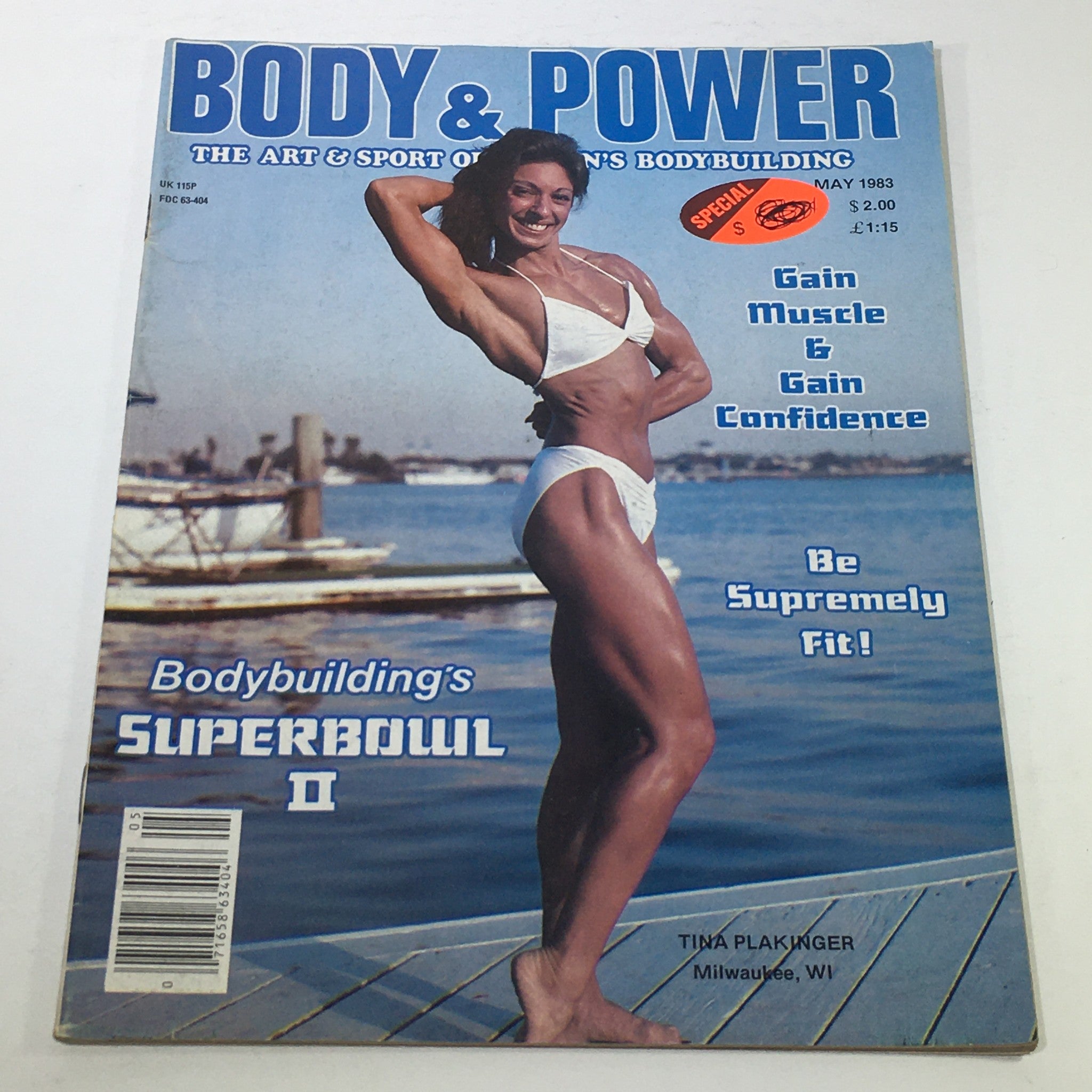 VTG Body & Power Magazine: May 1983 - Bodybuilder Tina Plakinger / No Label