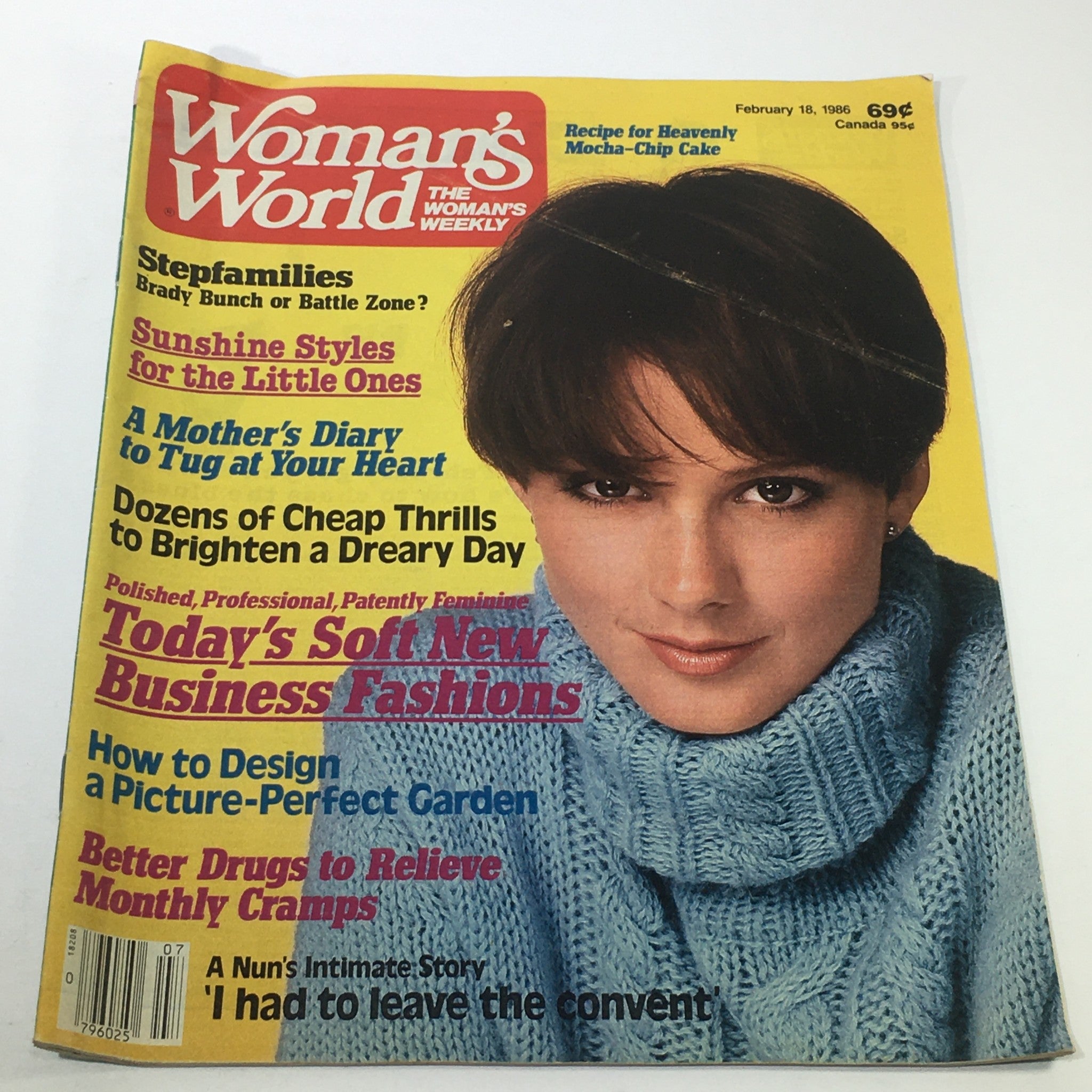 VTG Woman's World Magazine: February 18 1986 - Soft New Business Fashions