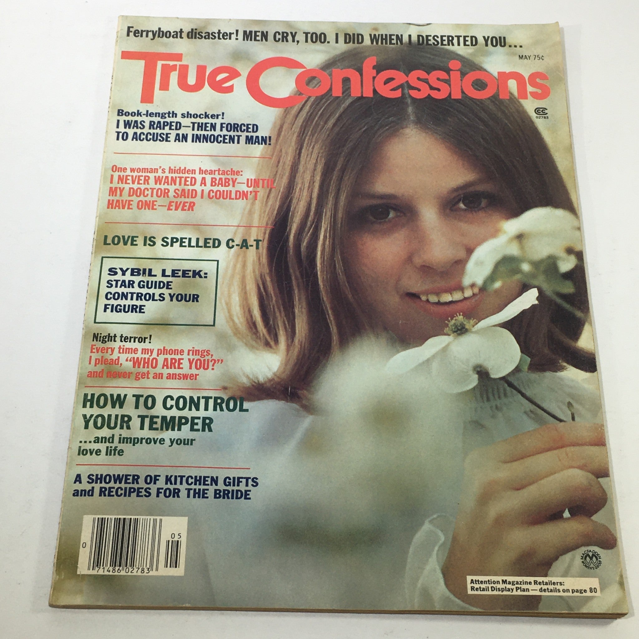 VTG True Confessions Magazine: May 1977 - Sybil Leek's Star Guide / No Label