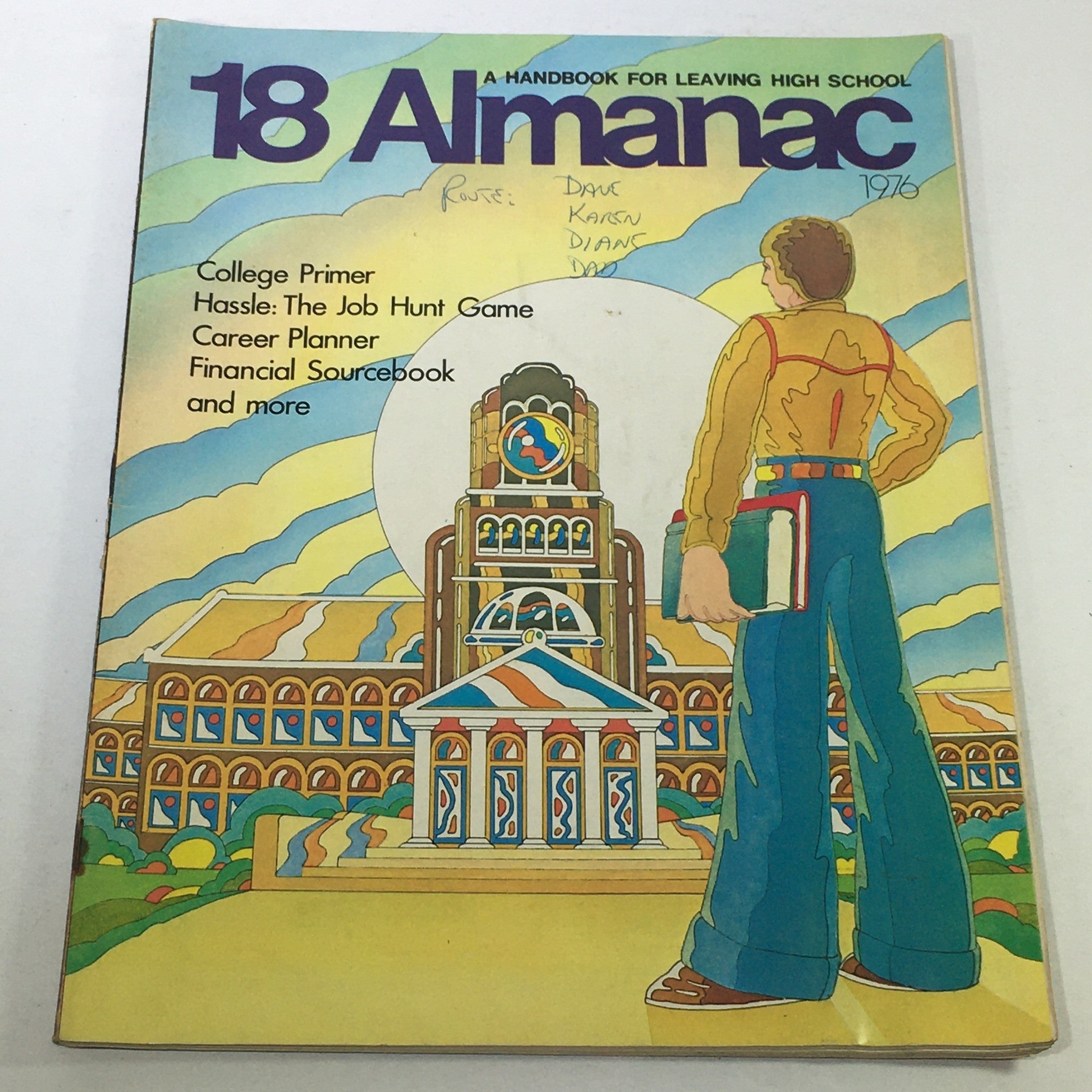 VTG 1976 A Handbook For Leaving High School: 18 Almanac / College Primer