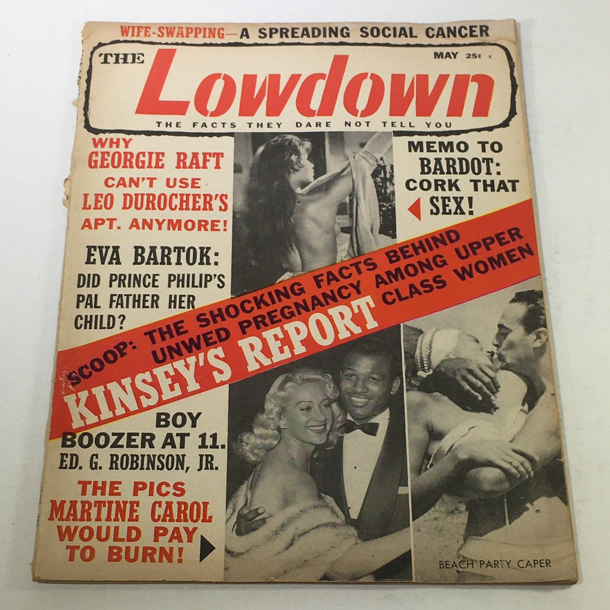 VTG The Lowdown Magazine: May 1958 - Ed G. Robinson Jr. / Martin Carol The Pics