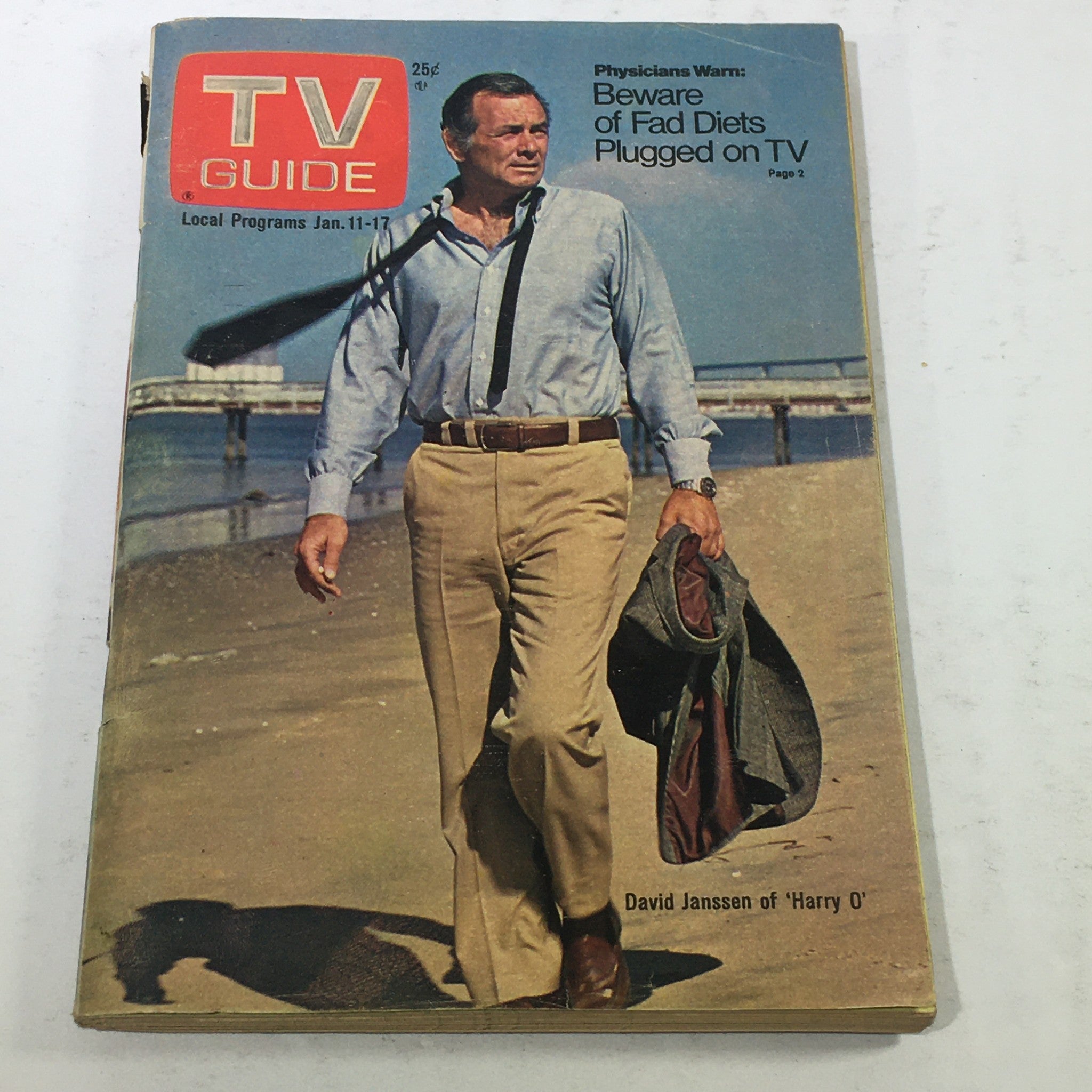 VTG TV Guide Magazine: January 11-17 1975 - David Janssen Of "Harry O"