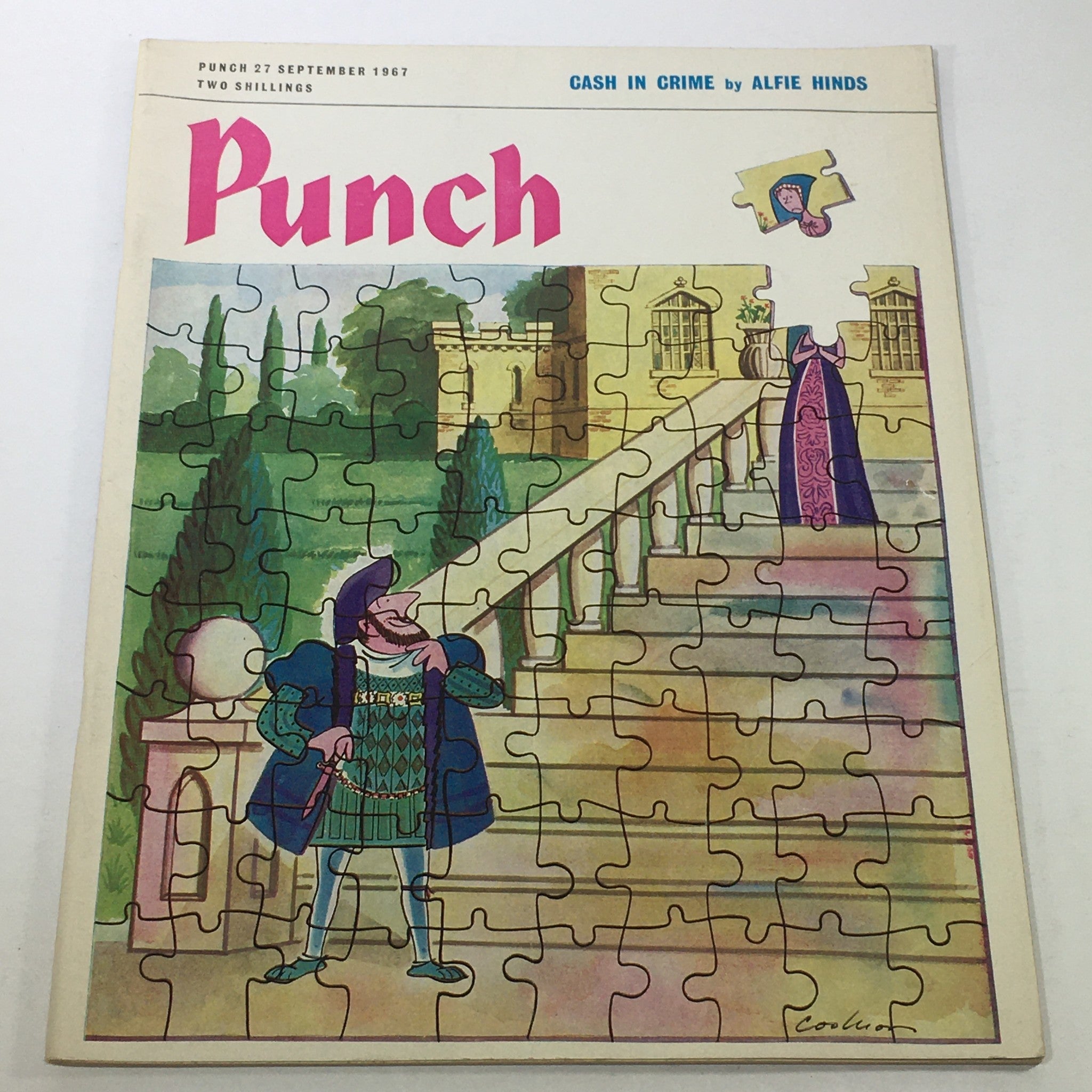 VTG Punch Magazine: September 27 1967 - Cash In Crime by Alfie Hinds / No Label