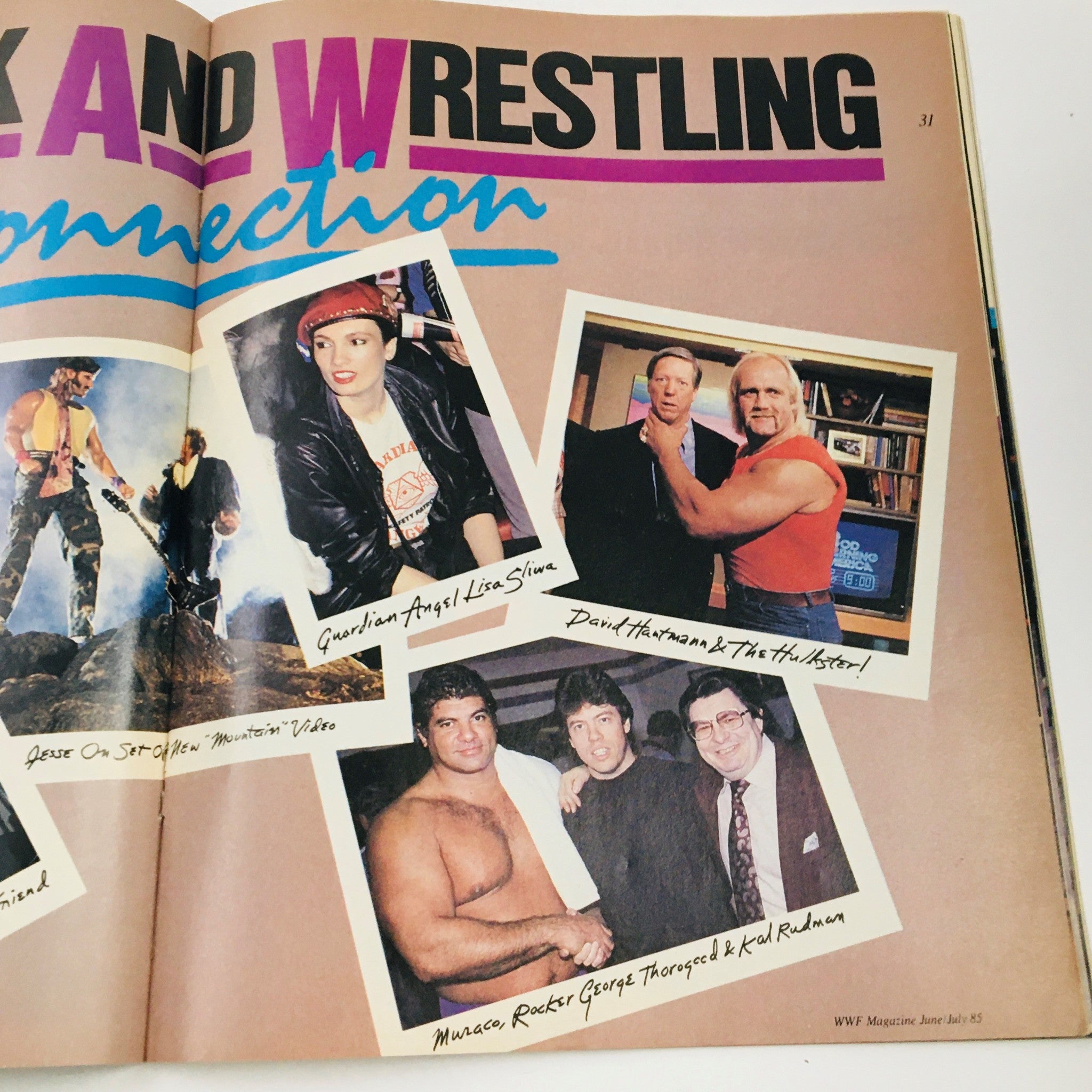 WWF Magazine June 1985 Mr T, Hulk Hogan, Jimmy Heart & Bruno Sammartino