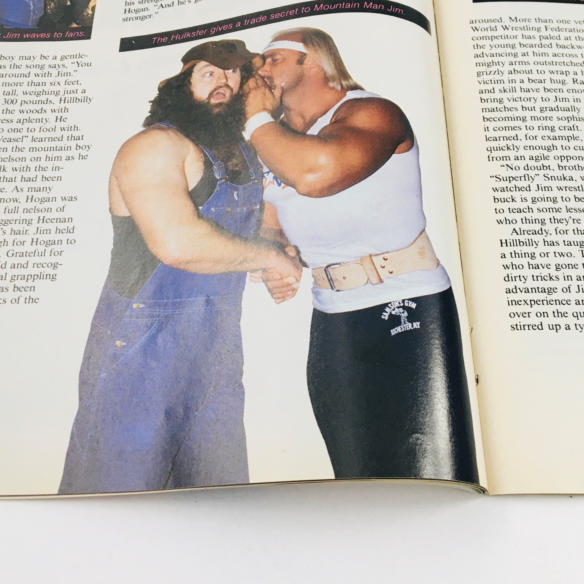 WWF Magazine April 1985 Hillbilly Jim, Roddy Piper & Hulk Hogan