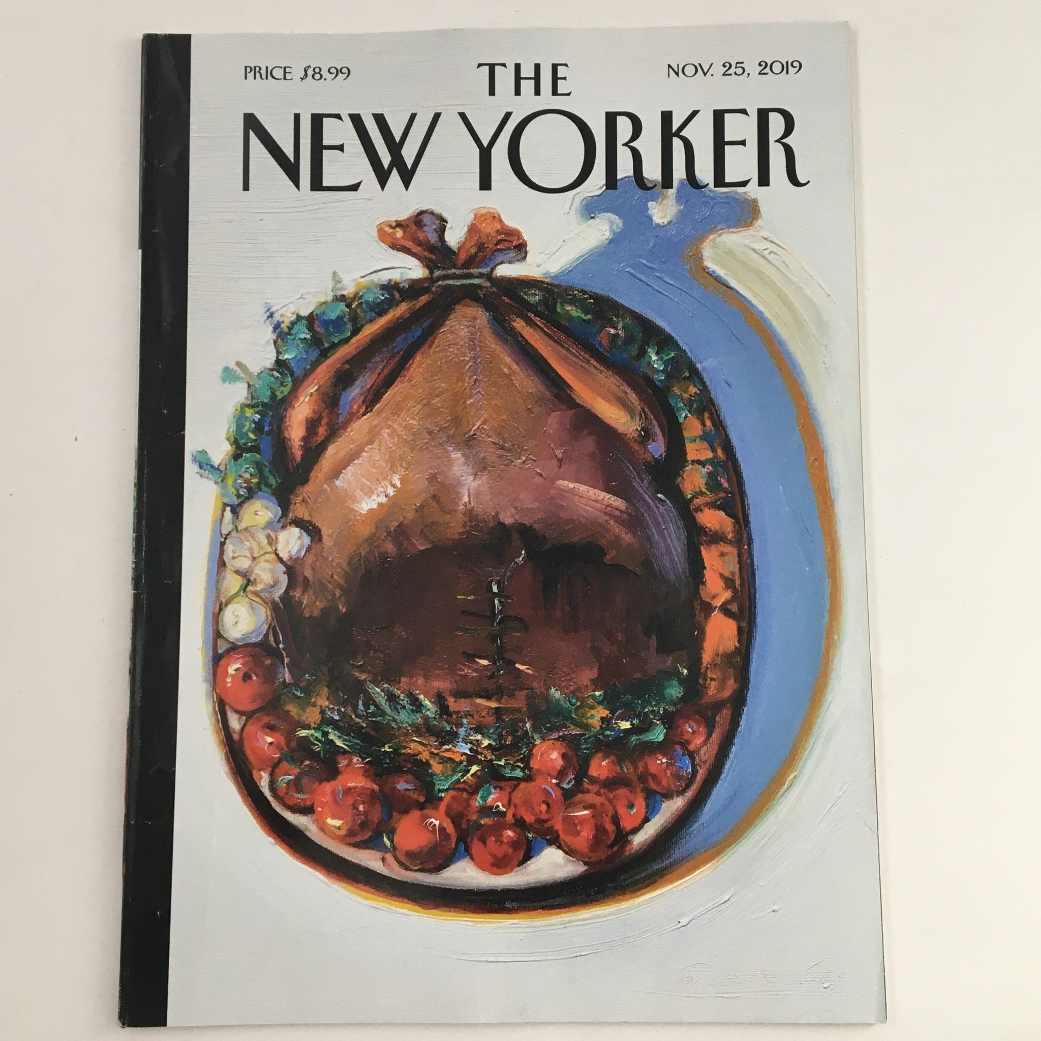 The New Yorker November 25 2019 Full Magazine Theme Cover by Wayne Thiebaud