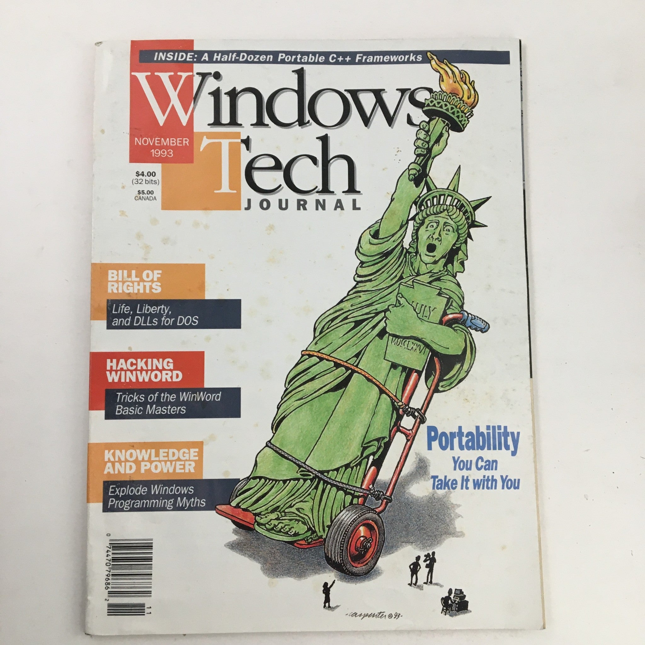 Windows Tech Journal November 1993 Explode Windows Programming Myths, No Label