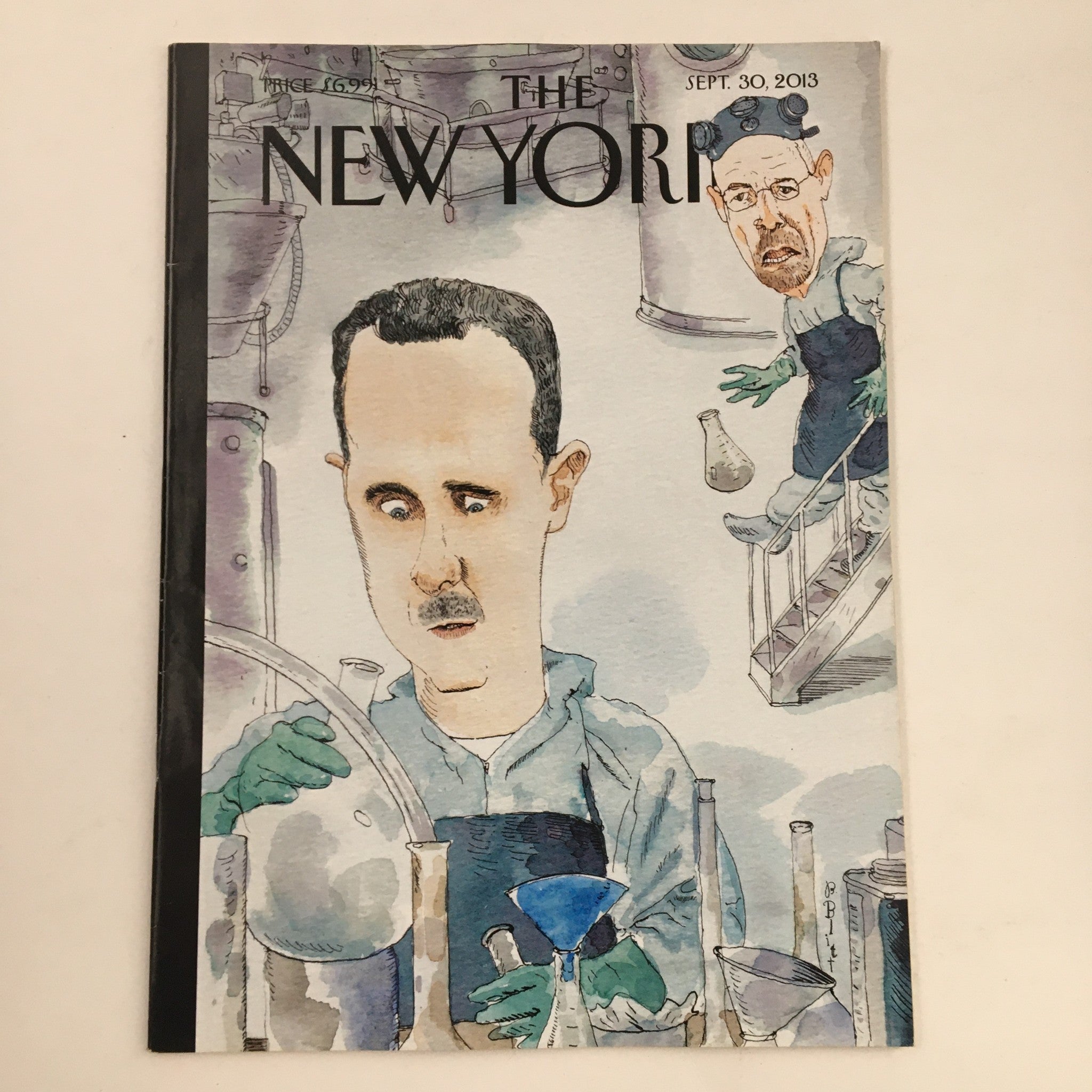 The New Yorker September 30 2013 Full Magazine Theme Cover by Barry Blitt VG