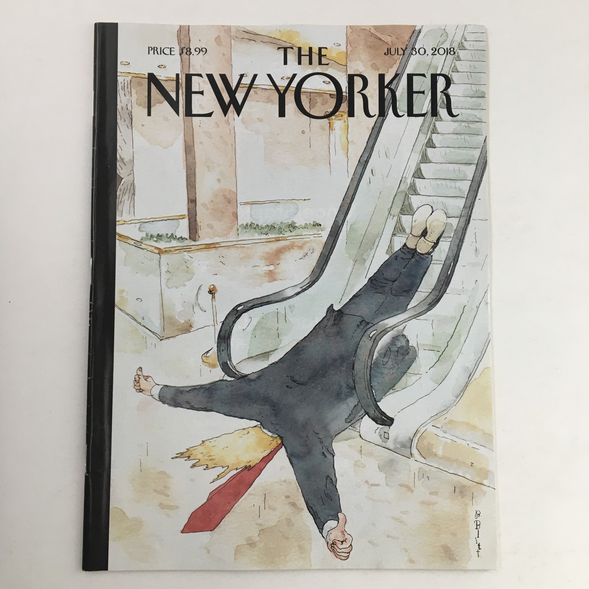 The New Yorker July 30 2018 Full Magazine Theme Cover by Barry Blitt VG