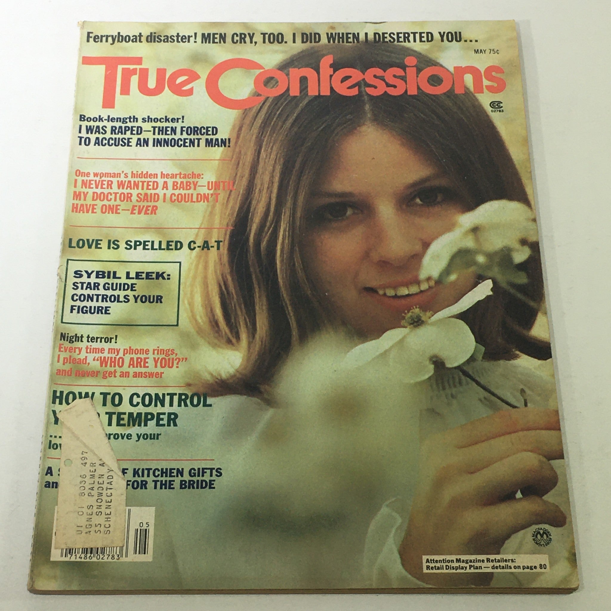 VTG True Confessions Magazine May 1977 - Sybil Leek Star Guide