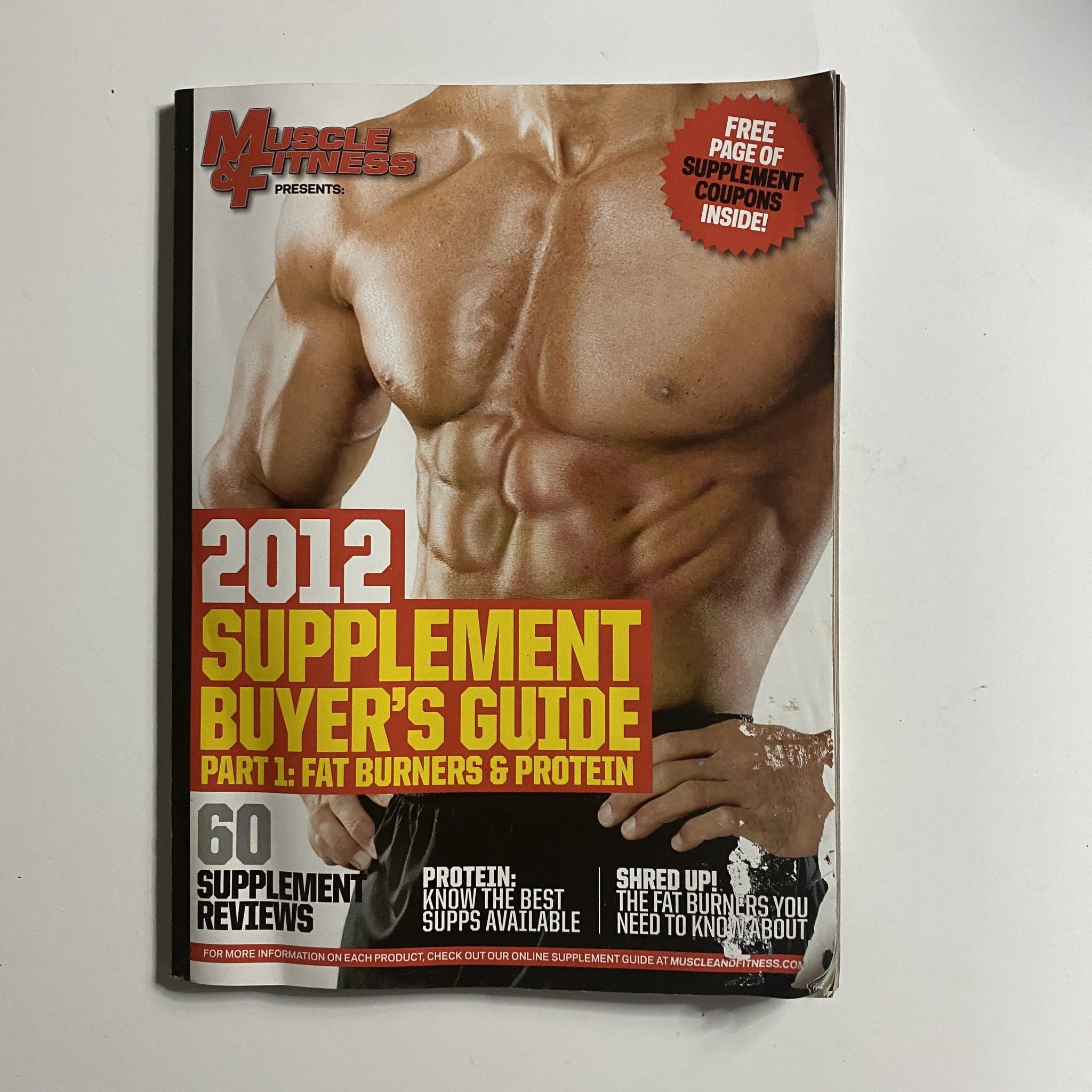 Muscle & Fitness Magazine April 2012 Bruce Lee Cover No Label GD Interior