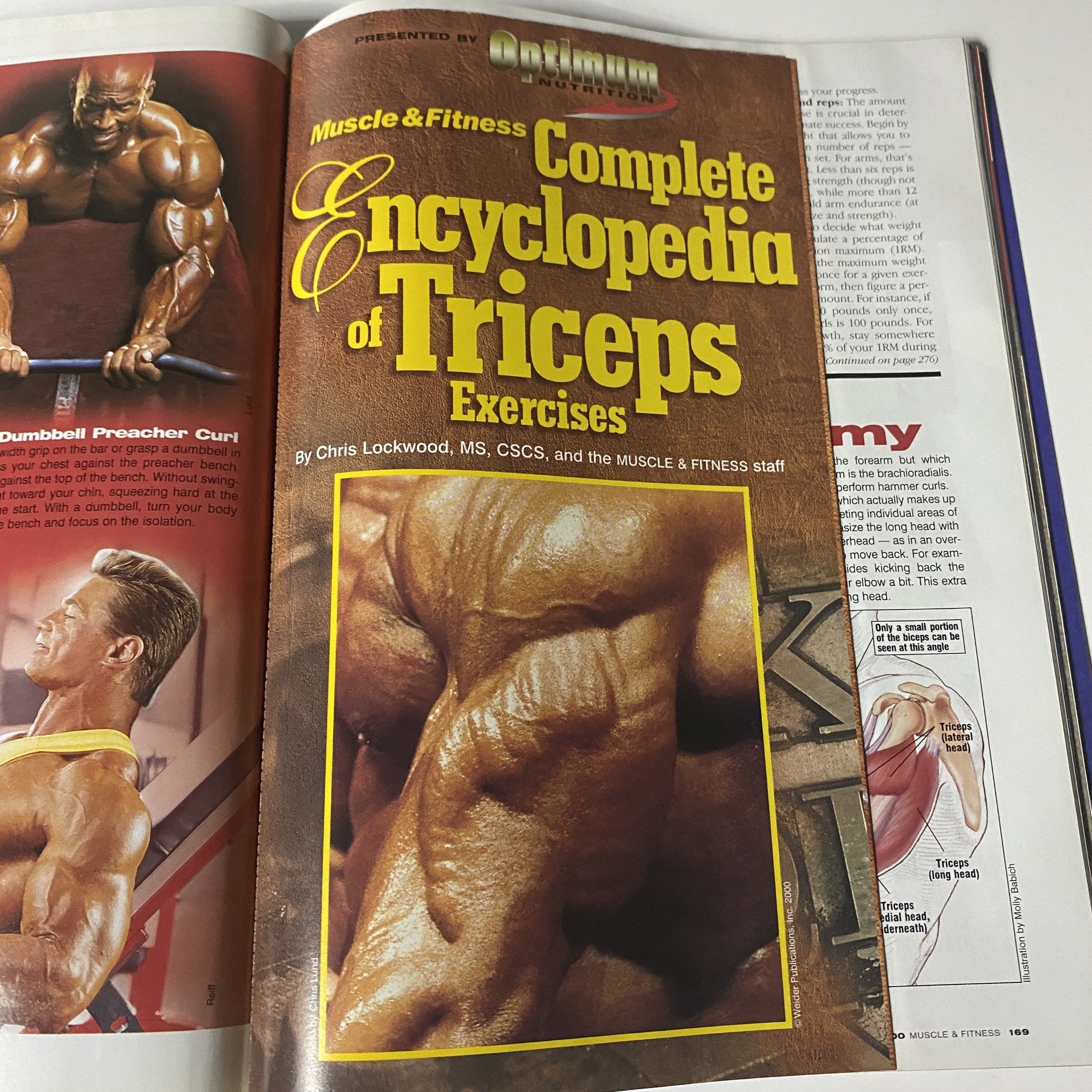 Muscle & Fitness Magazine September 2000 Lee Labrada Cover No Label