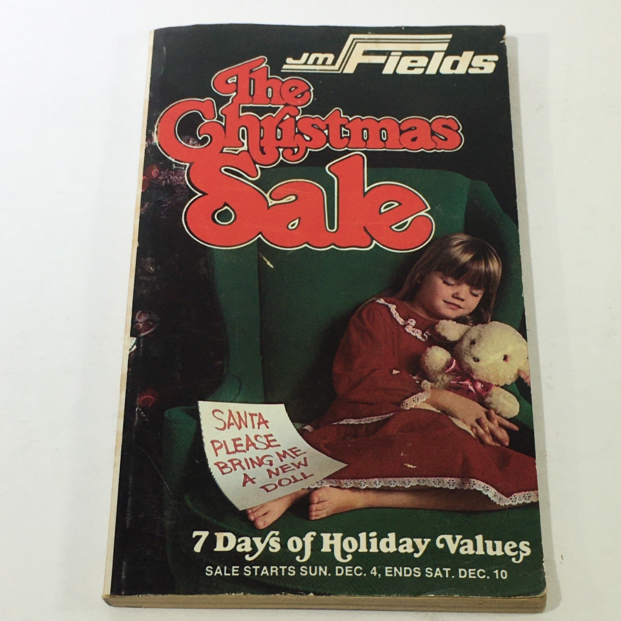 VTG Rare JM Fields Catalog and Buyers Guide: The Christmas Sale