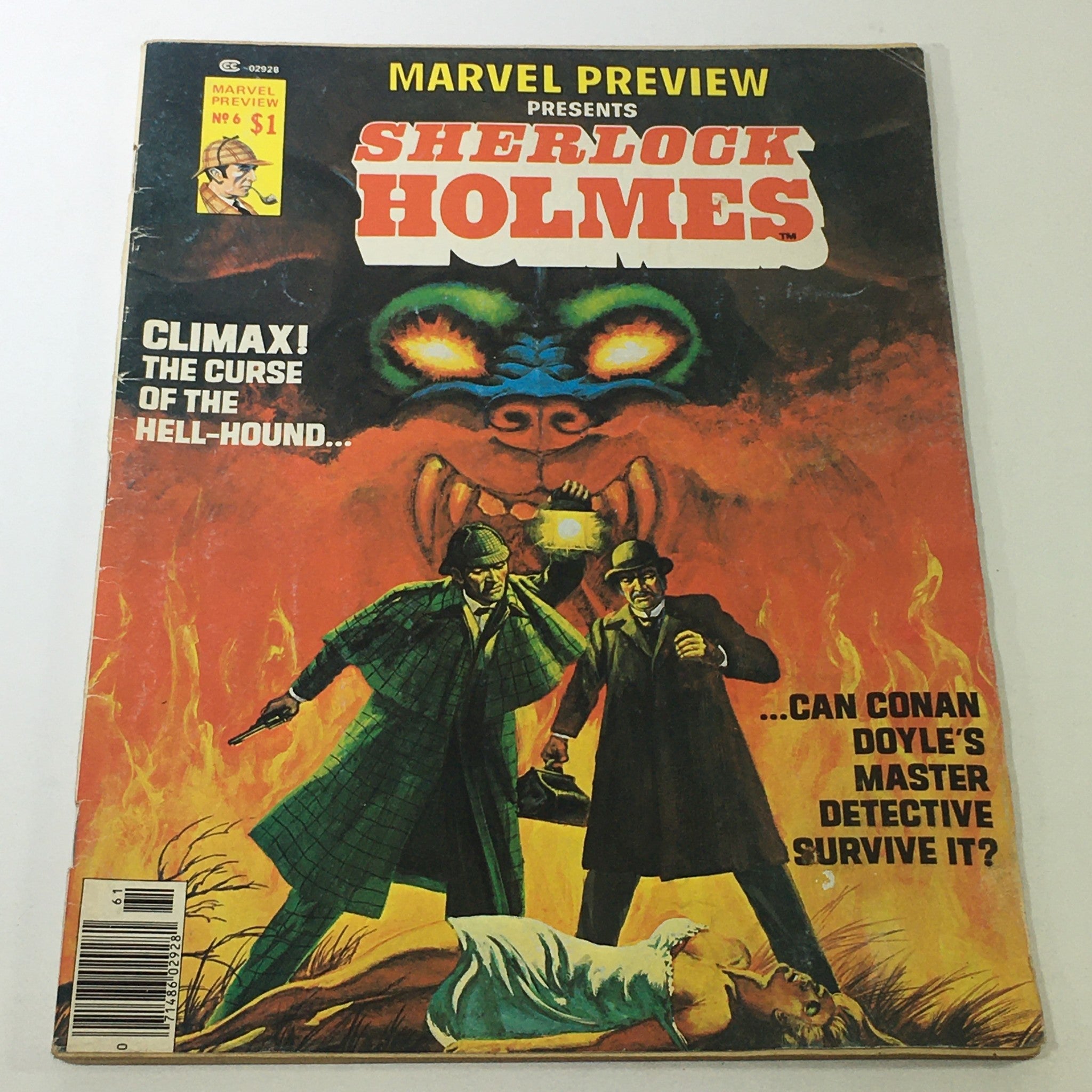 VTG Marvel Preview Presents Sherlock Holmes Vol. 1 No. 6 Spring 1976