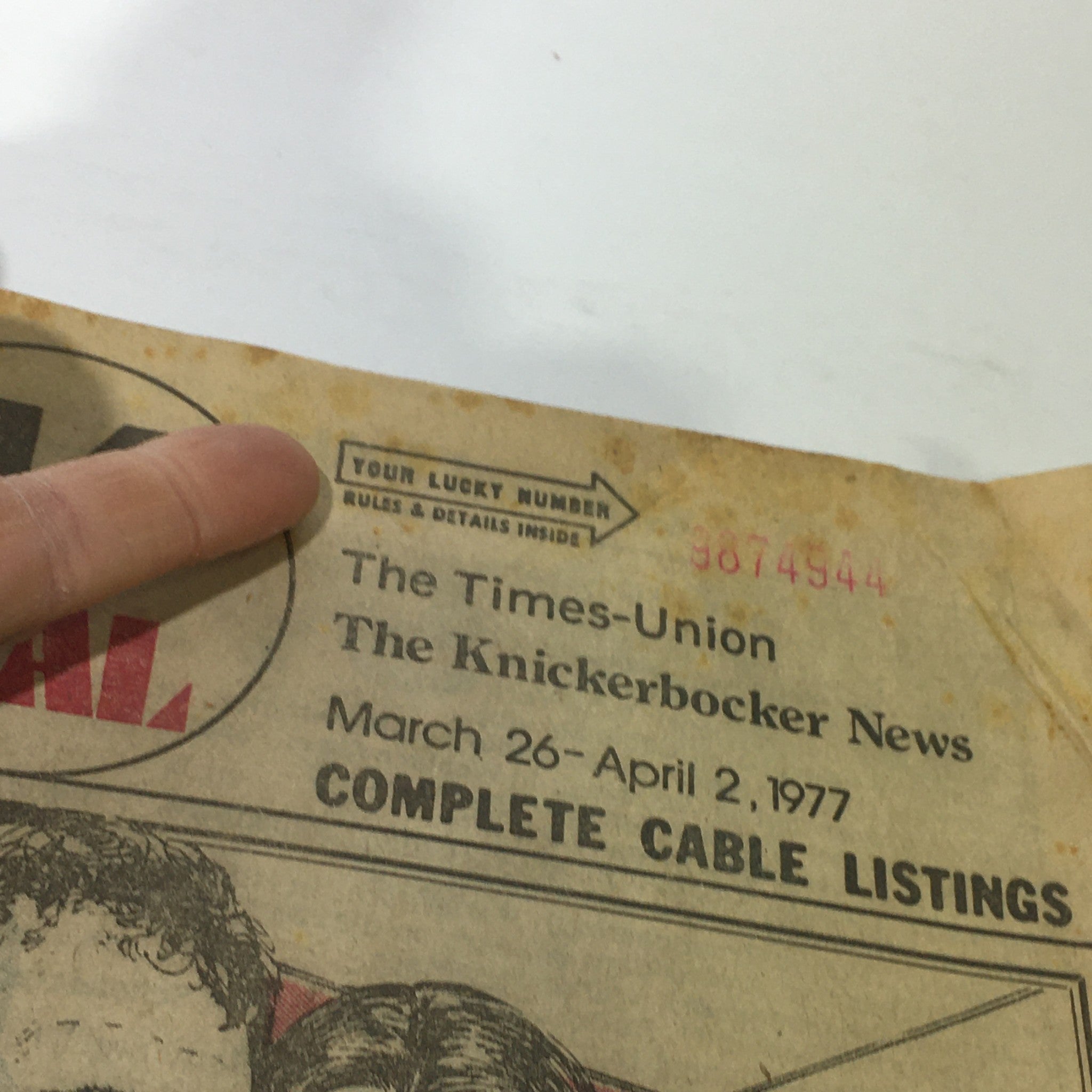 VTG TV Dial The Knickerbocker News Times Union March 26-April 2 1977 Complete