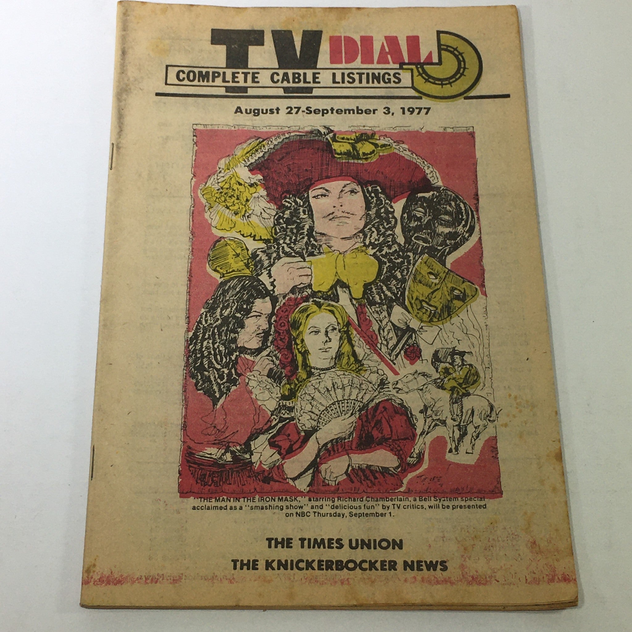 VTG TV Dial August 27-September 3 1977 Complete Cable Listings The Times Union