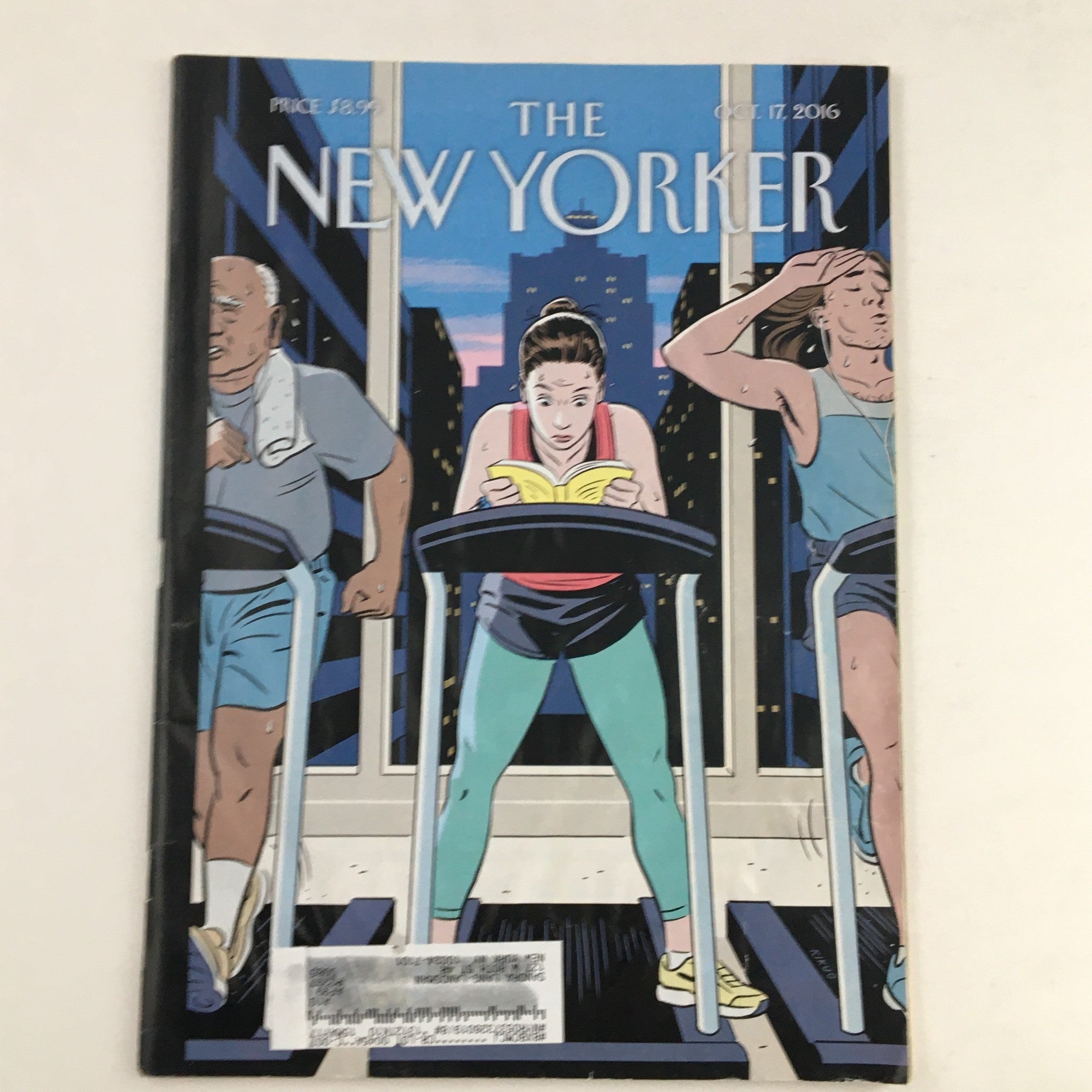 The New Yorker October 17 2016 Full Magazine Theme Cover by R. Kikuo Johnson