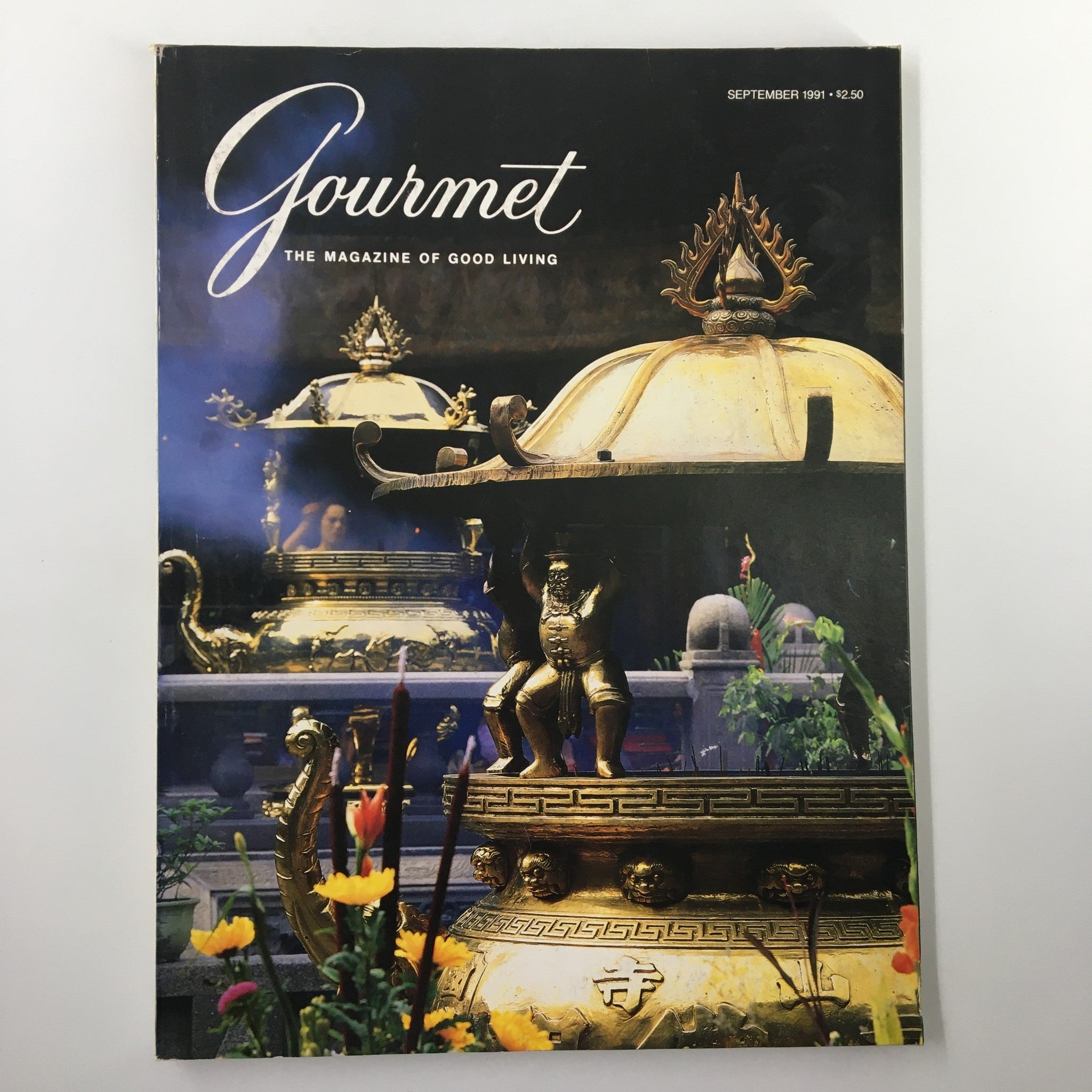 Gourmet Magazine September 1991 Dining Out A Solitary Sport No Label