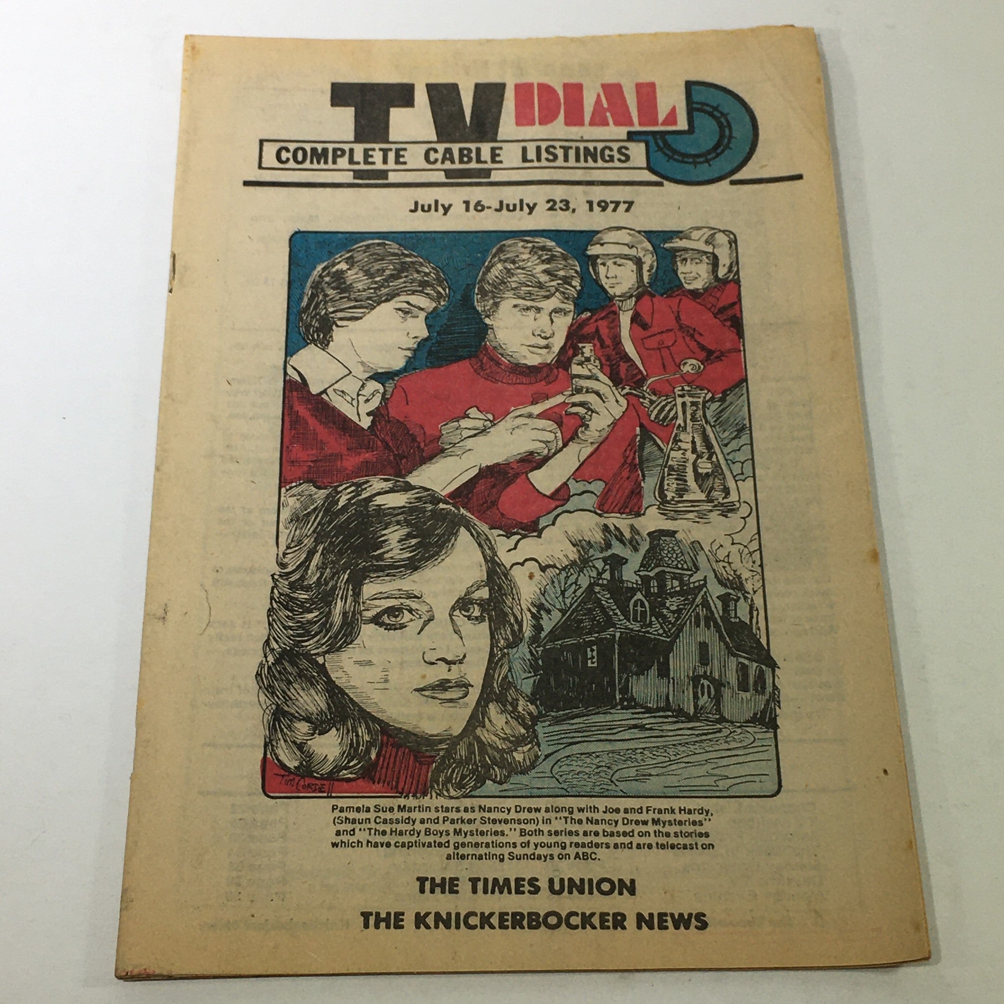 VTG TV Dial Complete Cable Listings July 16-23 1977 Pamela Sue Martin as Nancy D