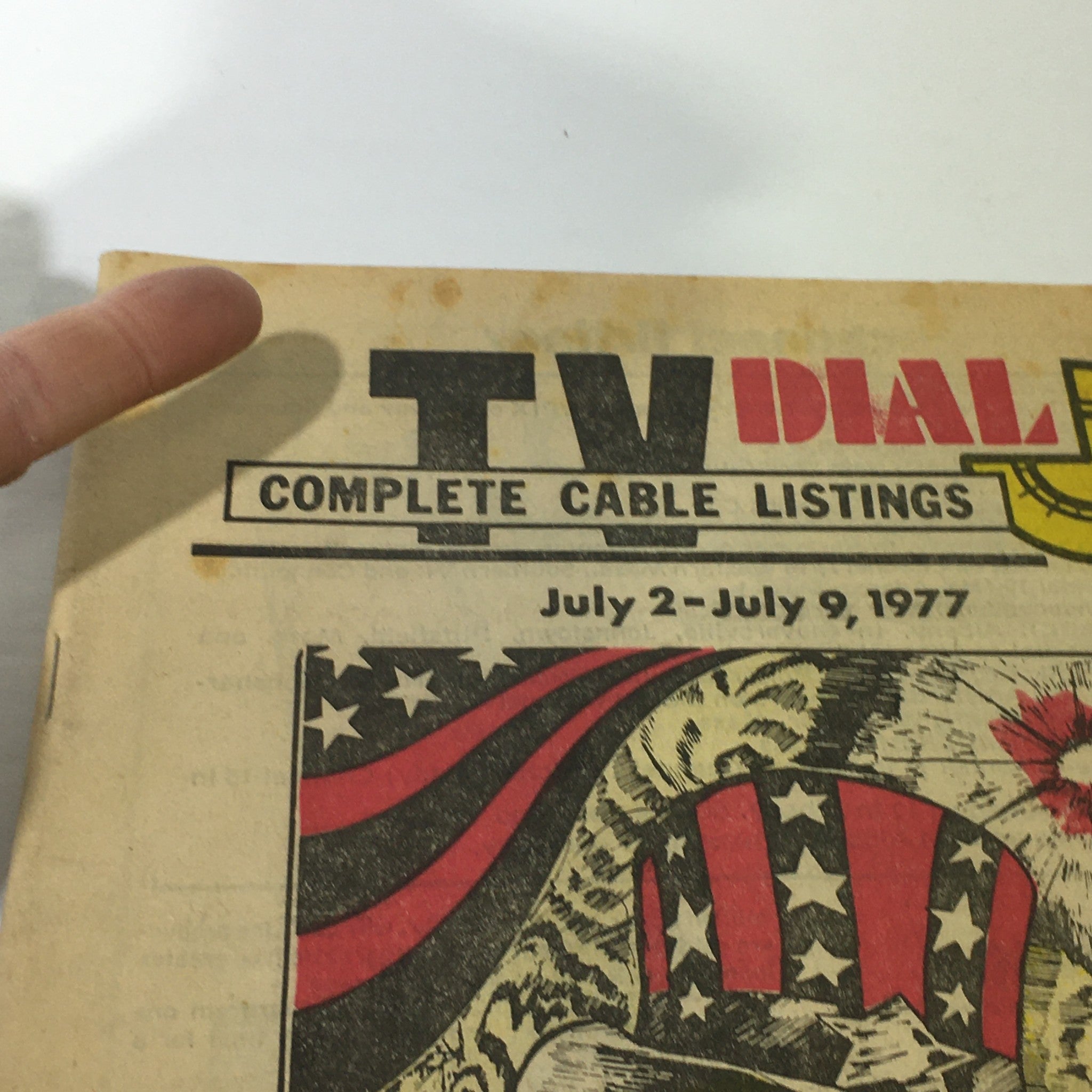 VTG TV Dial Complete Cable Listings July 2-9 1977 Bernadette Peters Performing