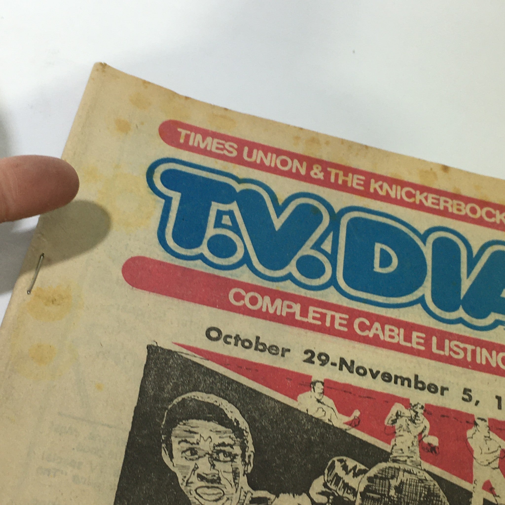 VTG TV Dial Complete Cable Listings October 29-November 5 1977 Ken Norton