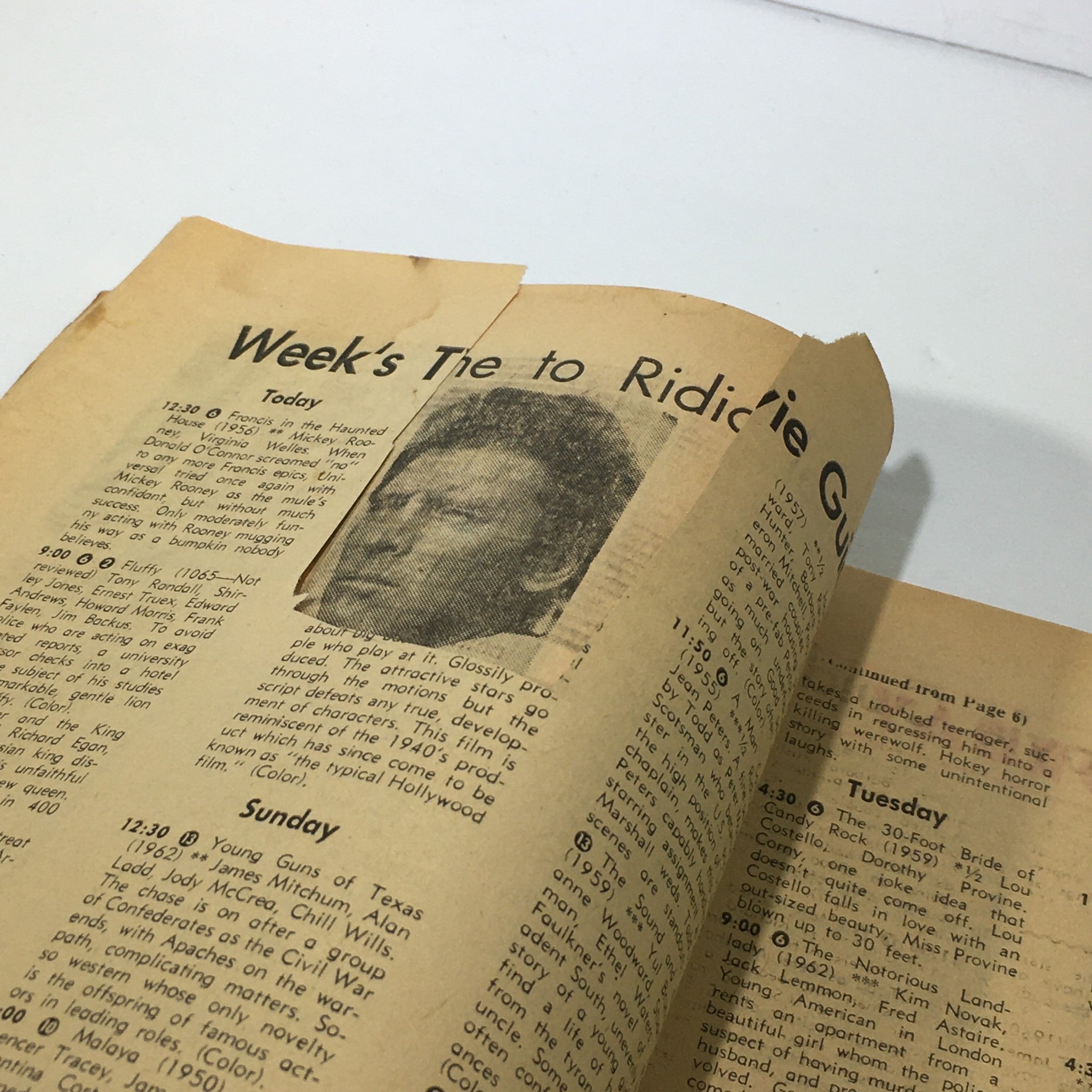 VTG TV Week's Complete Listing May 18 1968 'Emmy' Awards Slated on NBC