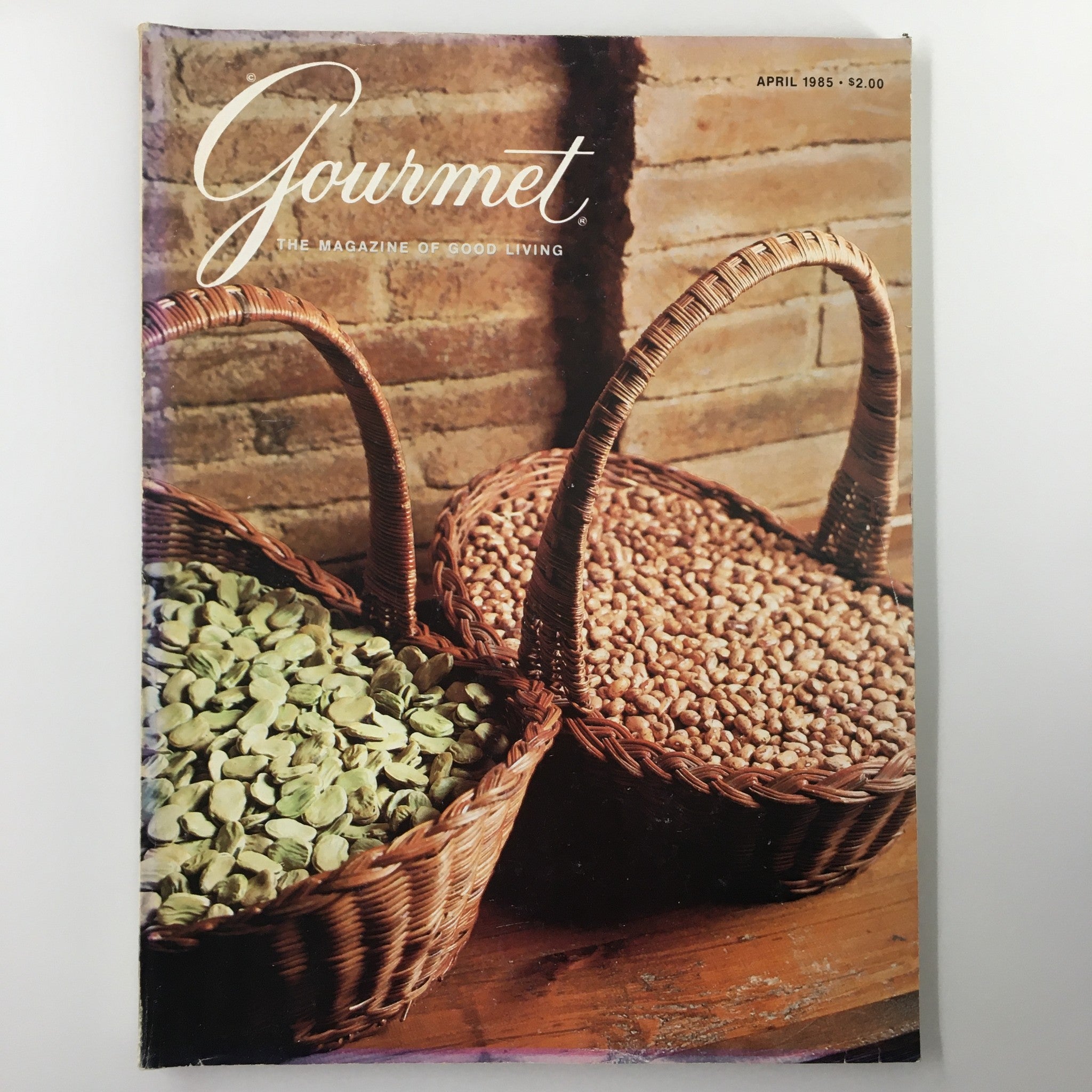 VTG Gourmet Magazine April 1985 The Cuisine of Umbria is Full of Beans No Label