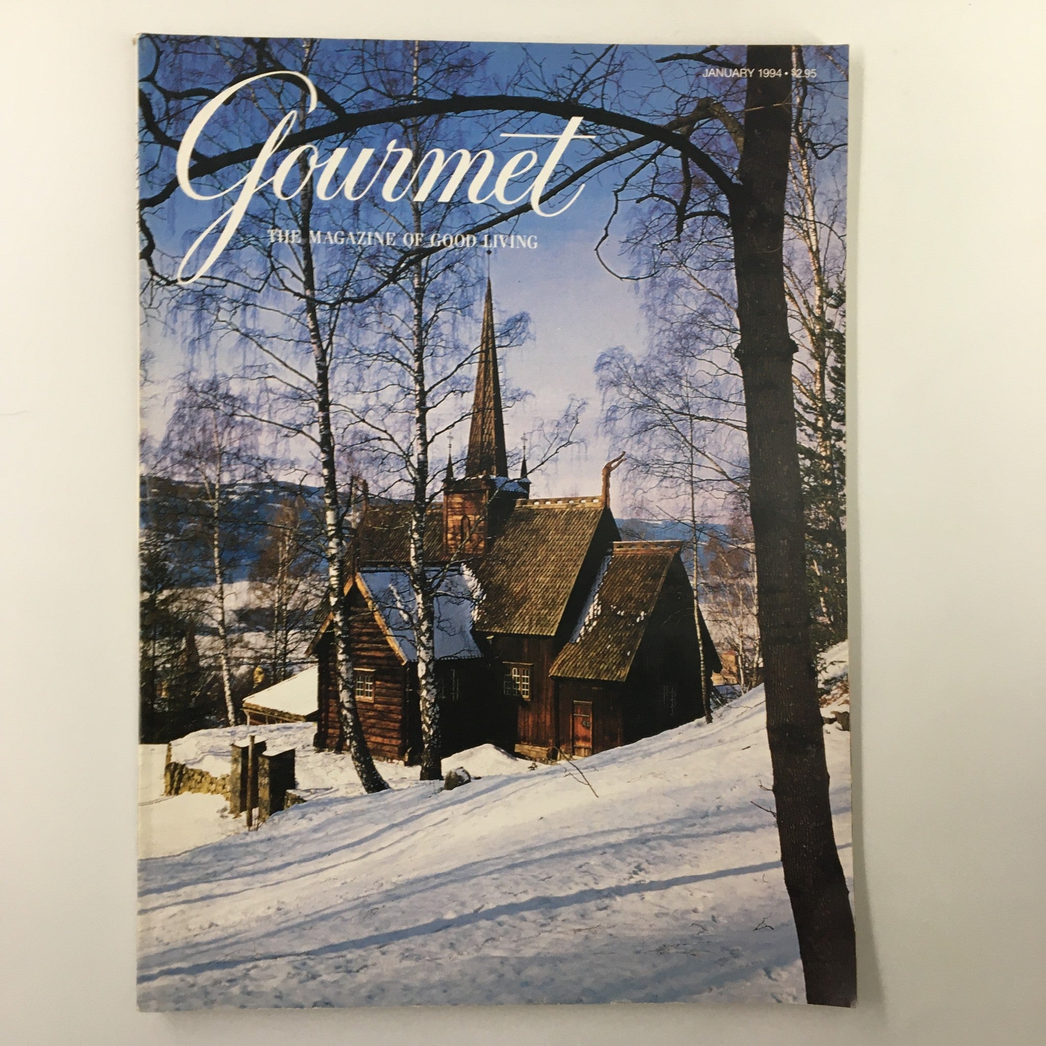 Gourmet Magazine January 1994 Norweigan Town of Lillehammer No Label