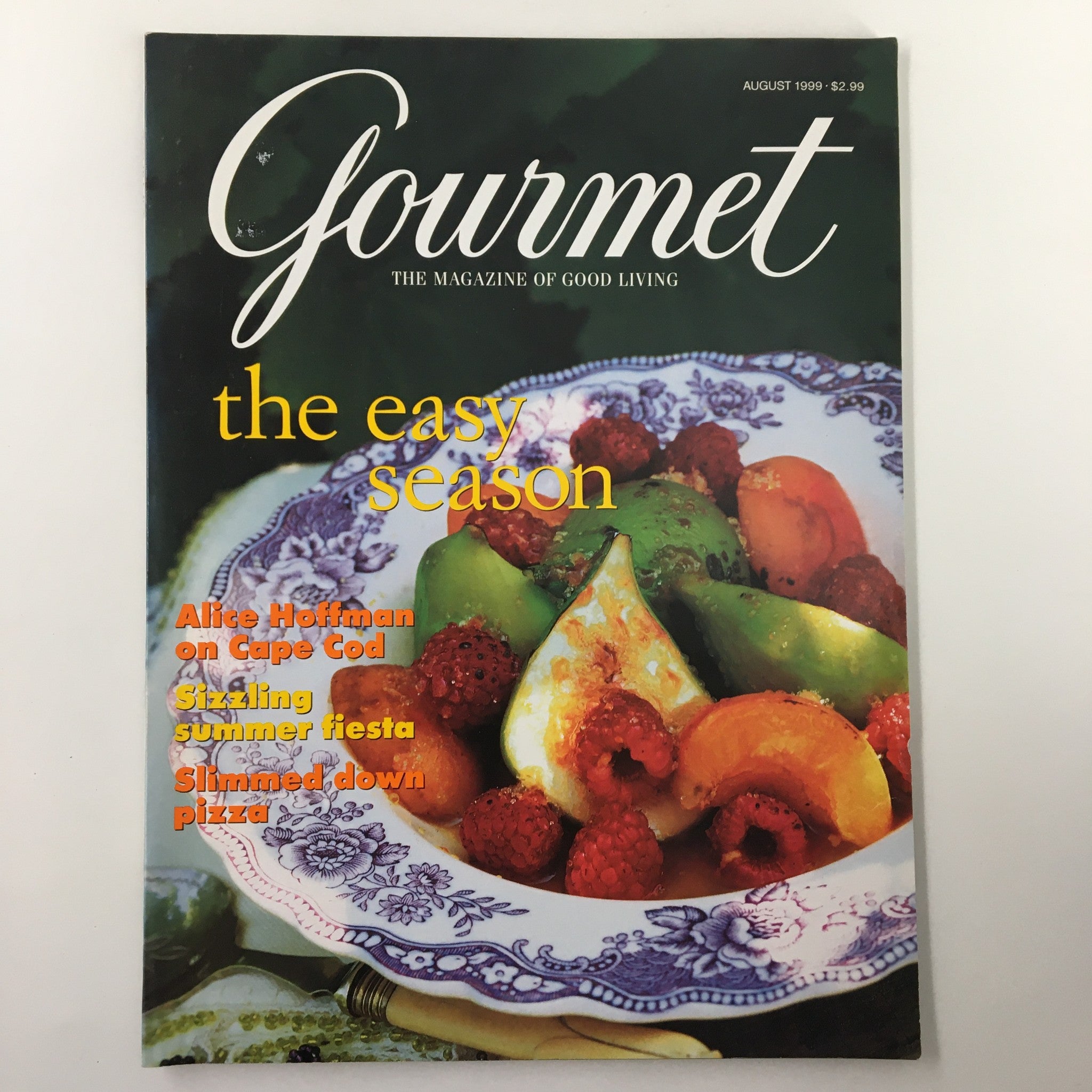 Gourmet Magazine August 1999 Alice Hoffman on Cape Cod The Easy Season No Label